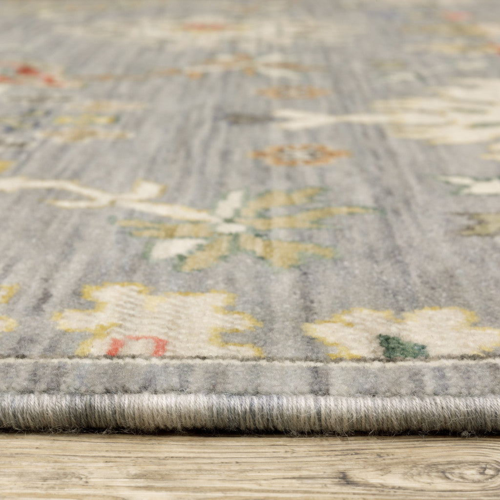 Stylish Fringed Stain-Resistant Oriental Area Rug for Kid and Pet-Friendly Homes