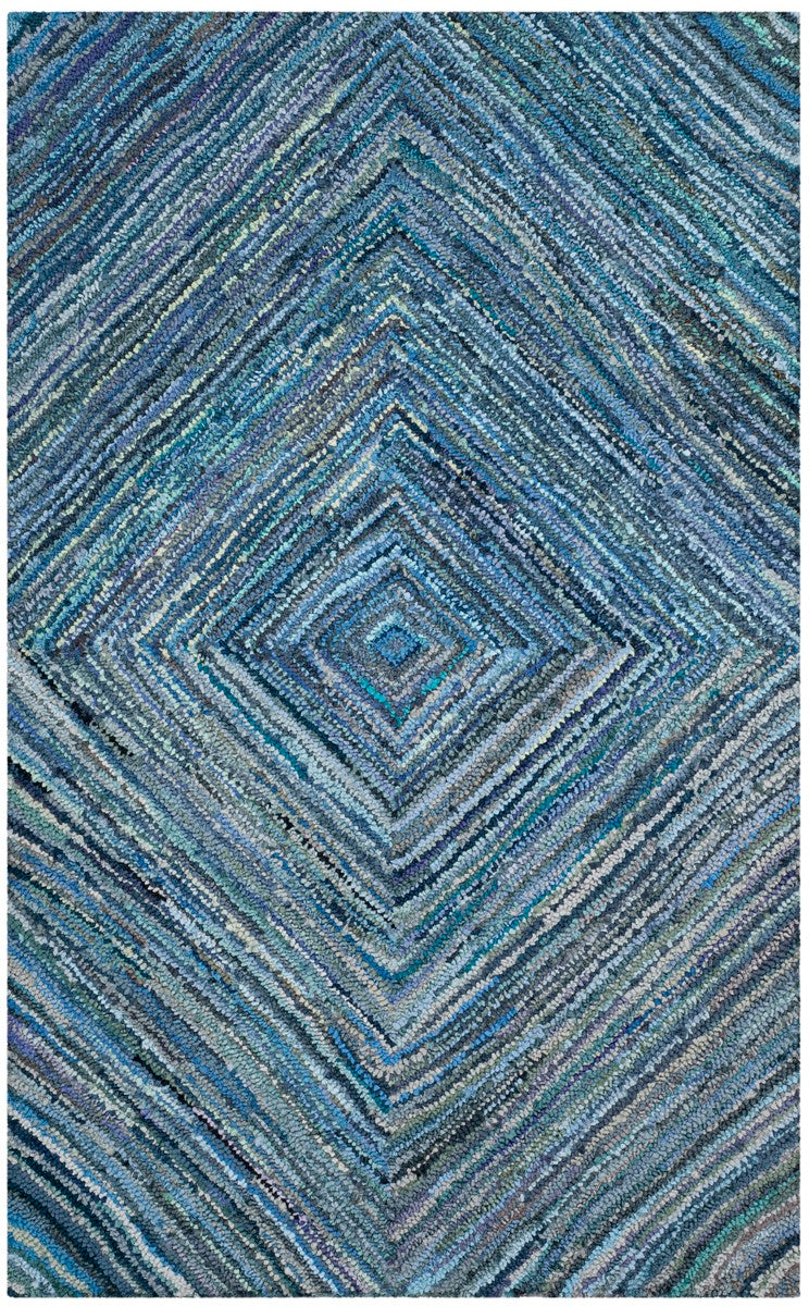 Safavieh Nantucket Hand - Tufted Luxury Area Rug with 100% Cotton Pile for Sophisticated Home Decor and Cozy Comfort