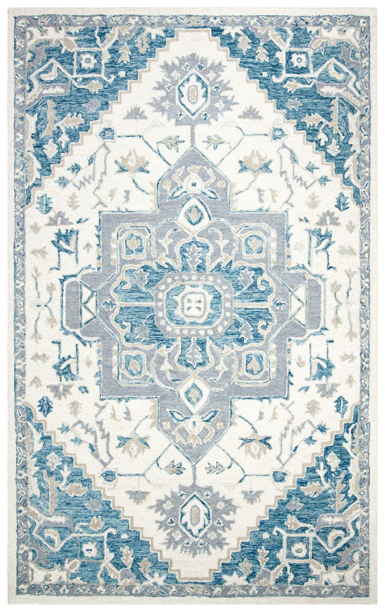 Exquisite Hand - Tufted Micro Loop 503 Wool and Cotton Traditional Area Rug for Enduringly Elegant Spaces