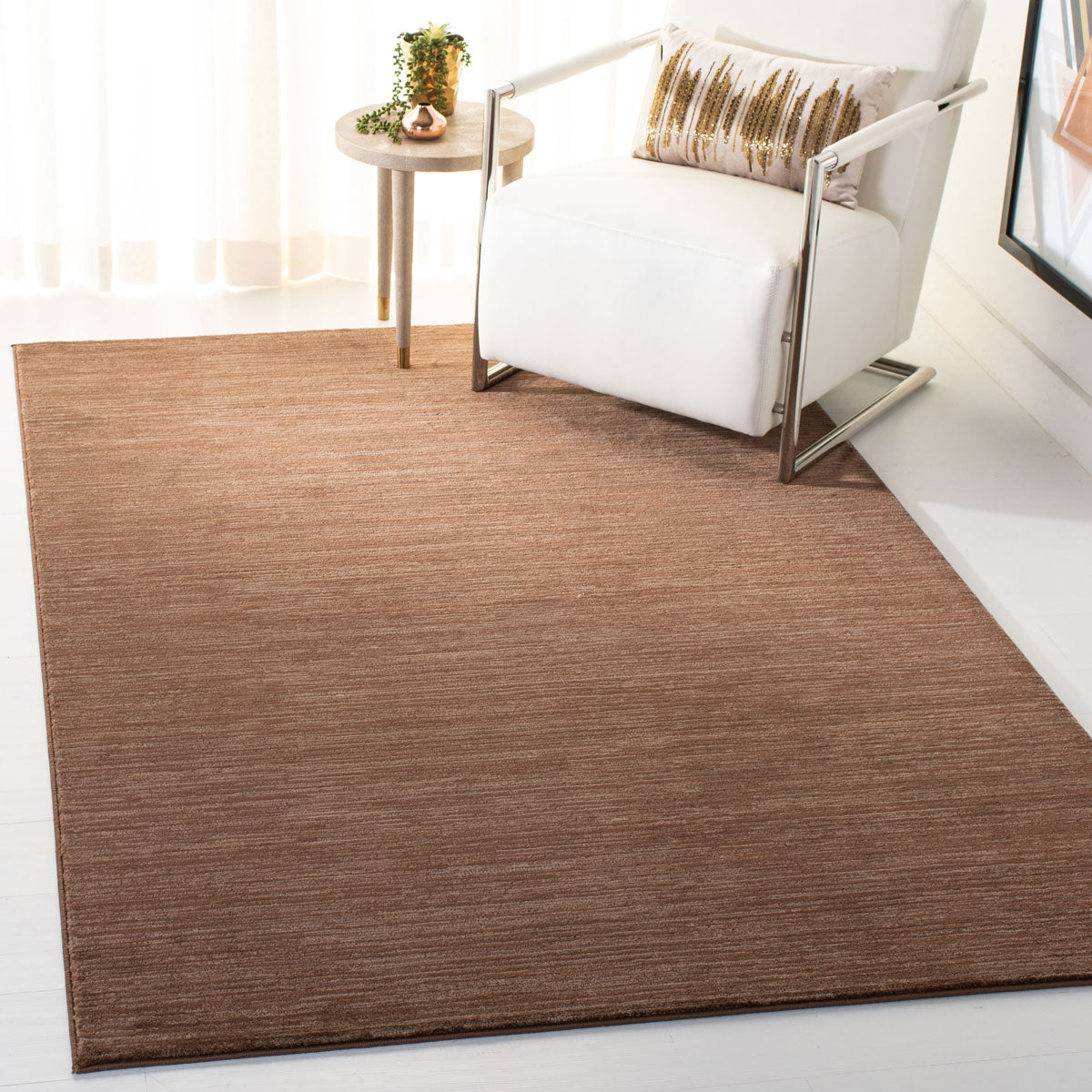 Elegant Vision 606 Flat Weave Area Rug Crafted from a Durable Blend of Polypropylene and Polyester for Home Decor