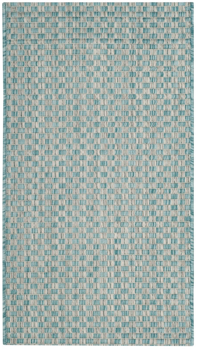 Stylish Courtyard Power Loomed Rug - Durable Polypropylene for Indoor/Outdoor Beauty