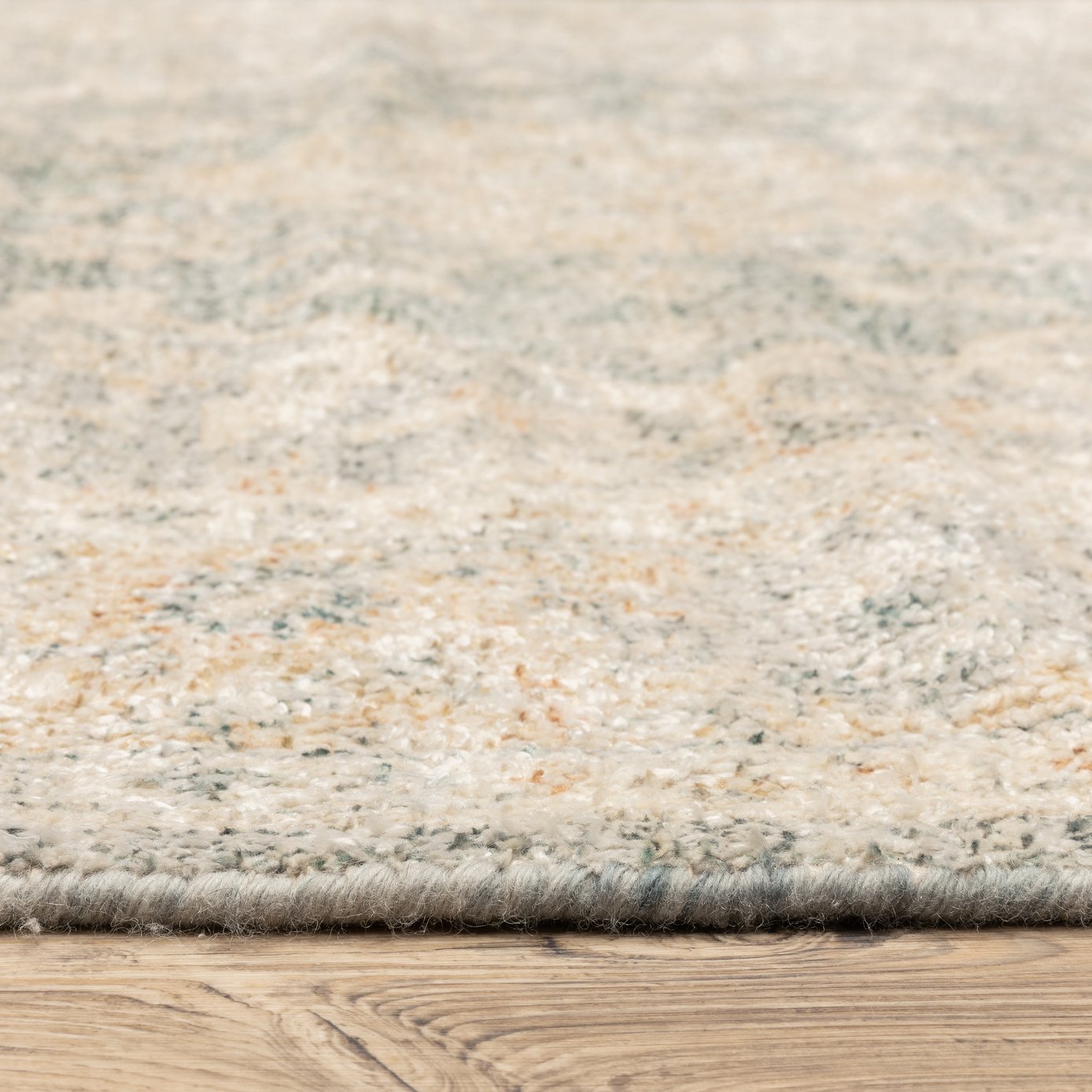 Exquisite Hand-Loomed Malabar Chenille Area Rug with Persian Design in Subtle Tones