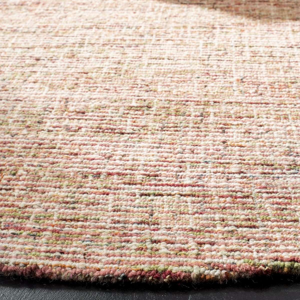 Luxurious Hand-Tufted Abstract Wool Rectangle Rug from India for Elegant Homes