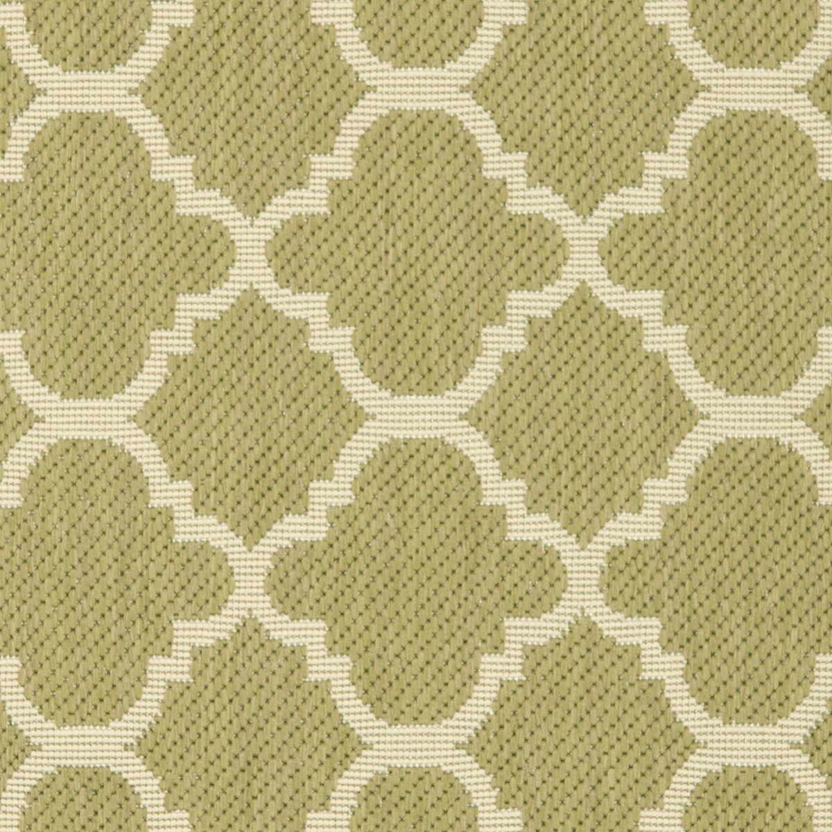 Stylish Courtyard Quatrefoil Pattern Indoor and Outdoor Area Rug with Weather-Resistant and Easy-Clean Features and Elegant Design