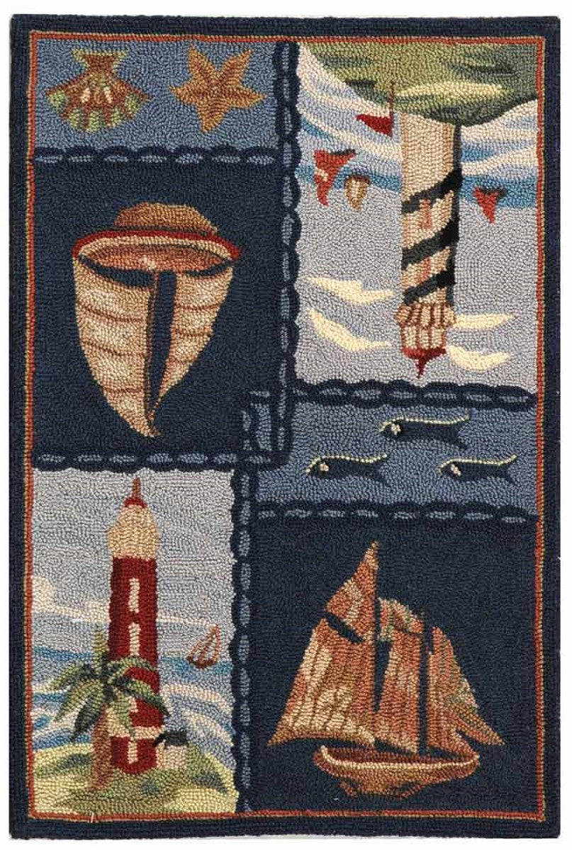Luxurious Hand-Hooked Chelsea Rug in 100% Virgin Wool with American & European Designs