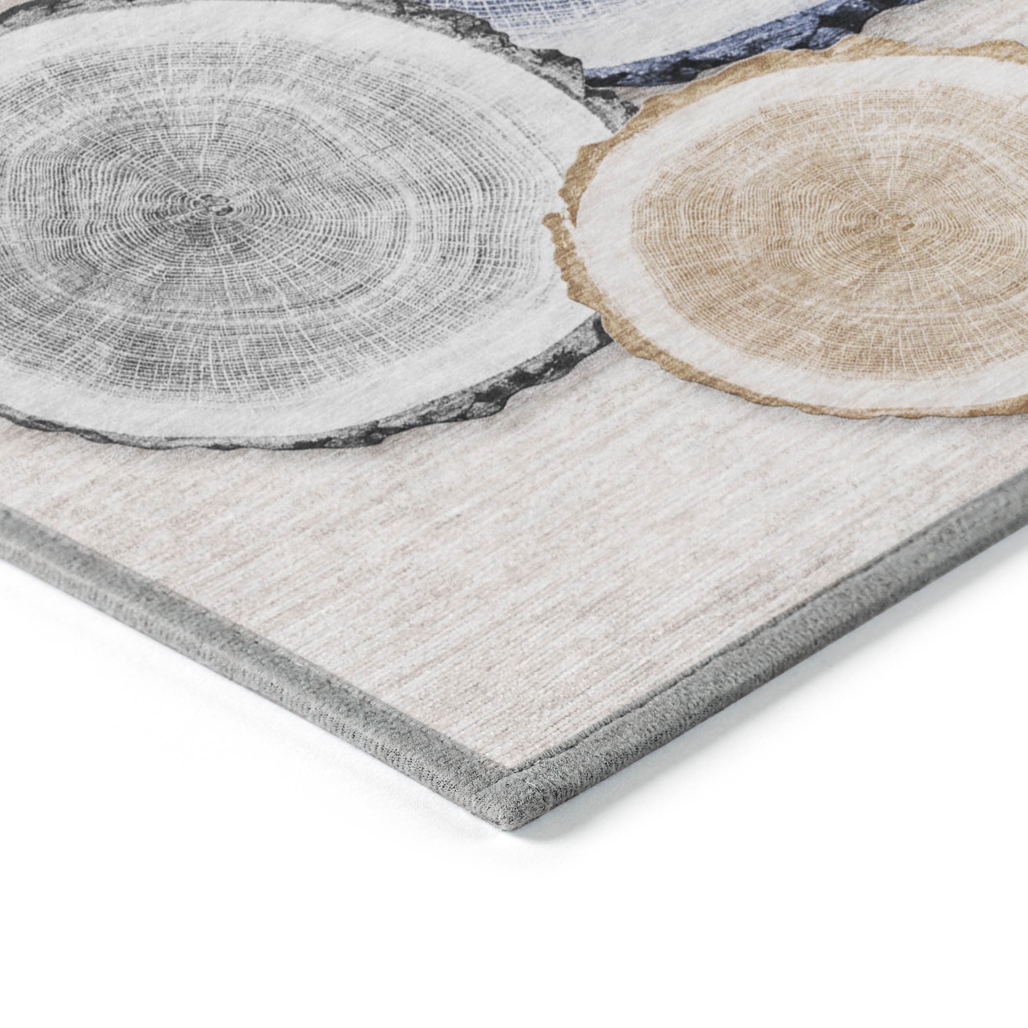 Stylish and Washable Faux Wood Design Outdoor and Indoor Runner Rug with Stain Resistance and Non-Skid Feature