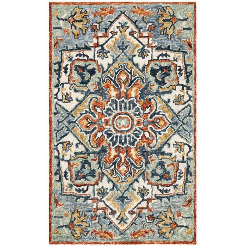 Luxurious Hand-Tufted Aspen Area Rug: 80% Wool, 20% Cotton Blend for Elegant Homes