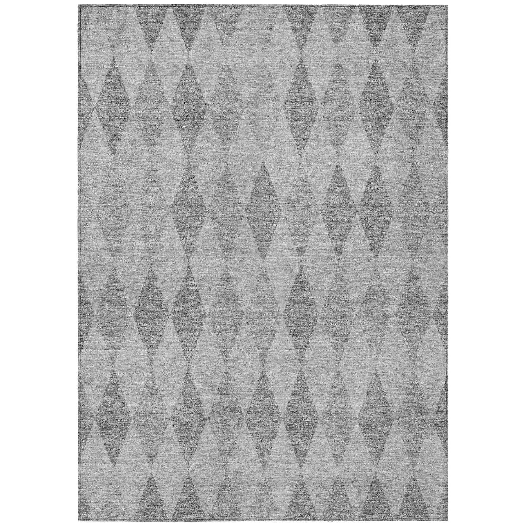 Washable, Stain-Resistant & Non-Skid Geometric Purple Outdoor Runner Rug for Your Space