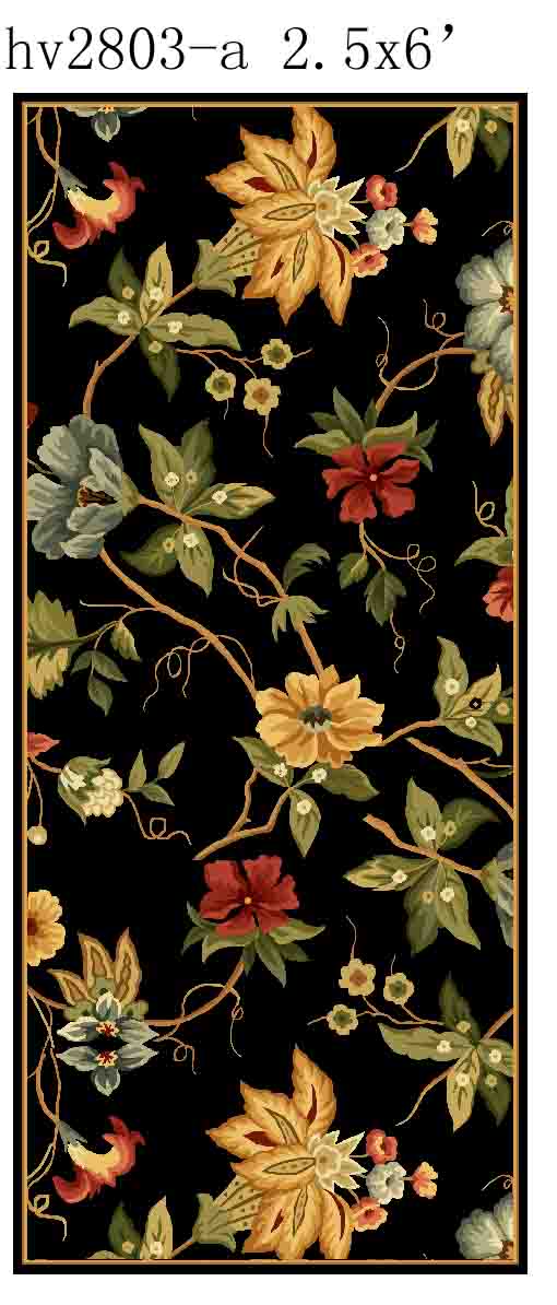 Exquisite Hand-Hooked Wool Pile Rug Hk311: Stunning Design for Warm and Cozy Homes