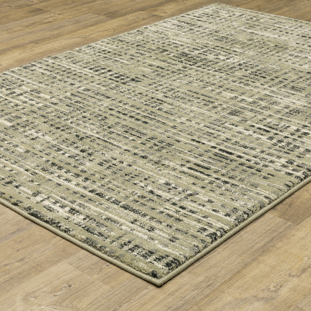 Stylish and Contemporary Geometric Power Loom Runner Rug with Stain-Resistant Feature, Soft Texture, Ideal for Family Homes with Kids and Pets