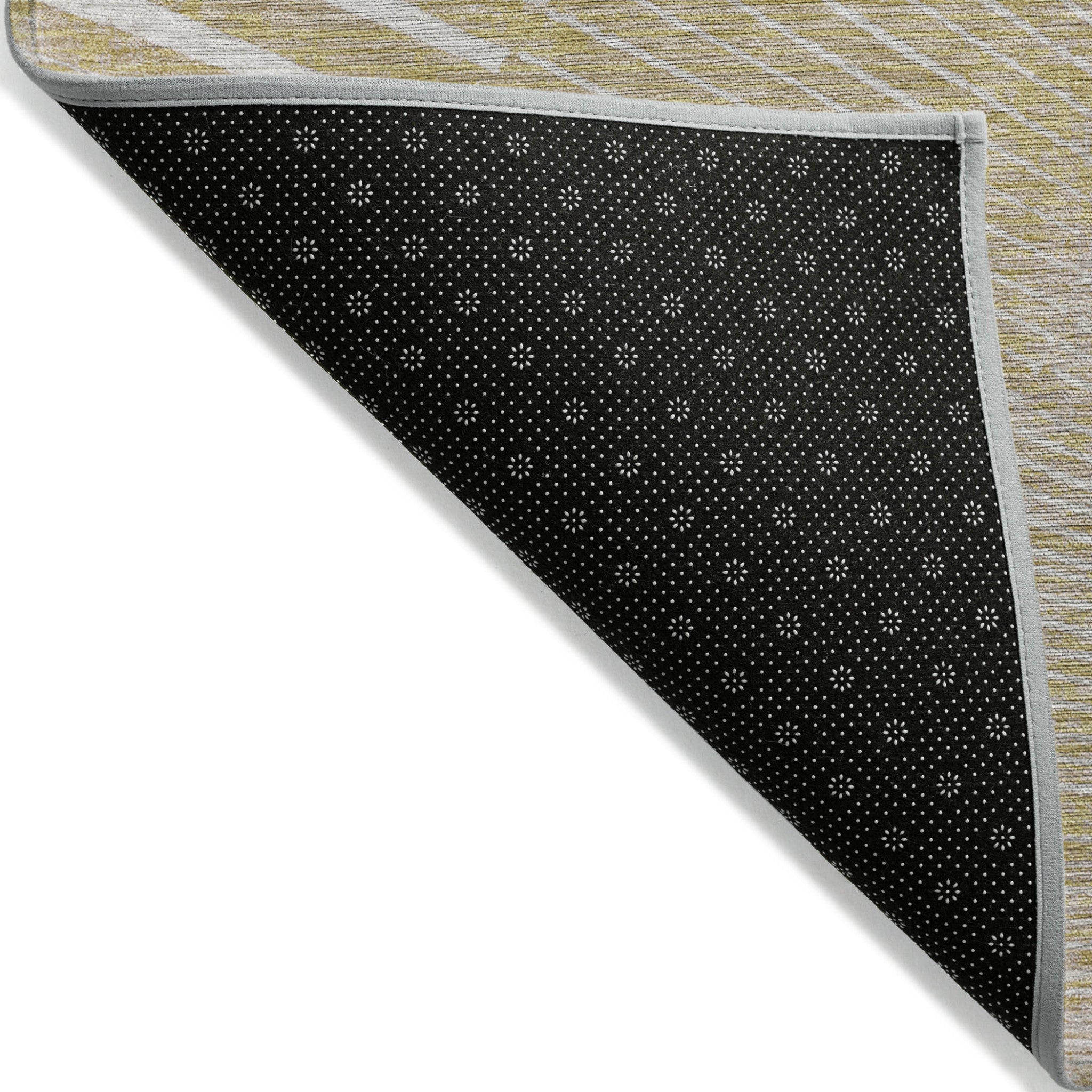 Stylish and Contemporary Abstract Washable Non-Skid and Stain-Resistant Runner Rug Ideal for Both Indoor and Outdoor Spaces