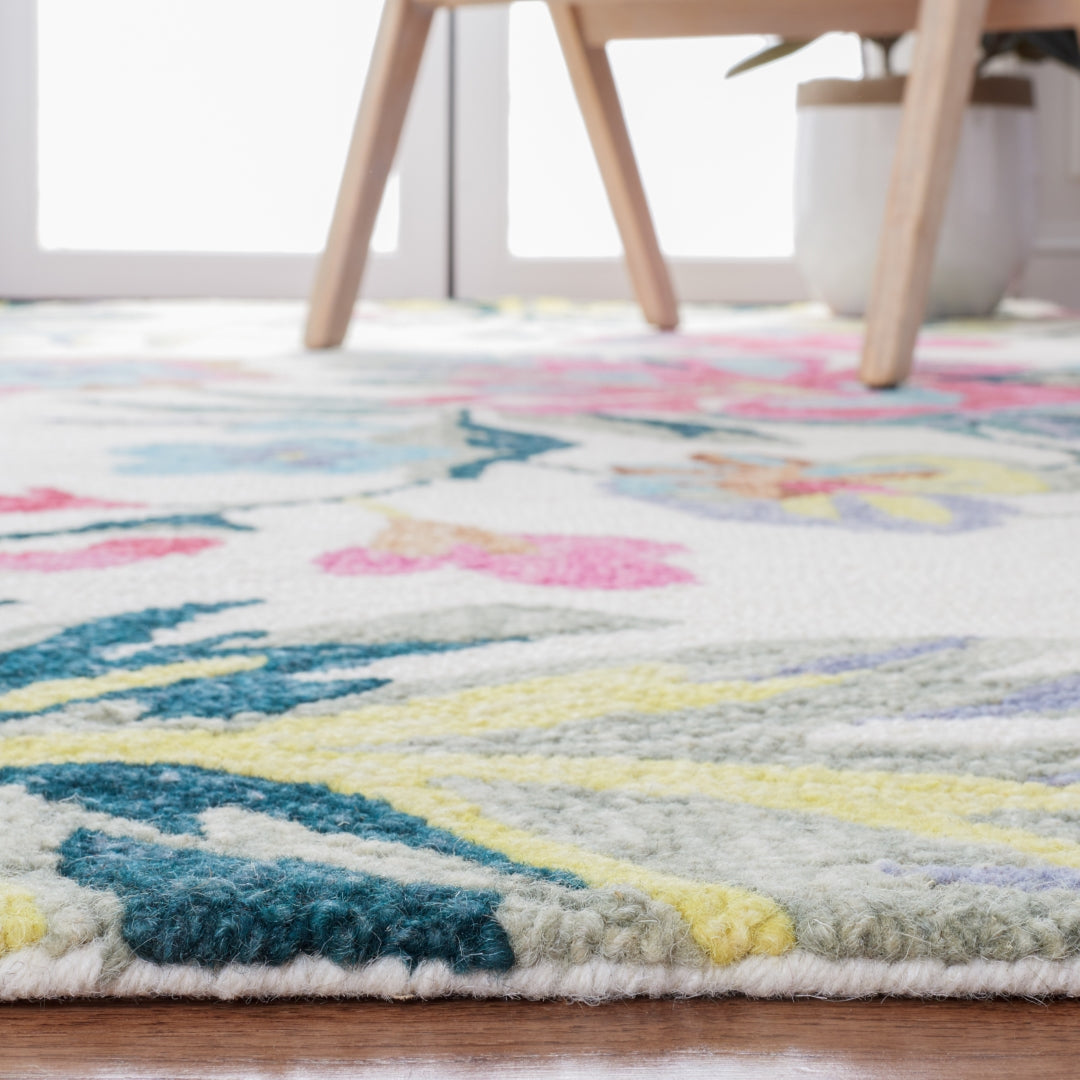 Luxurious Hand-Tufted 100% Wool Pile Rug with Elegant Design for Cozy Homes