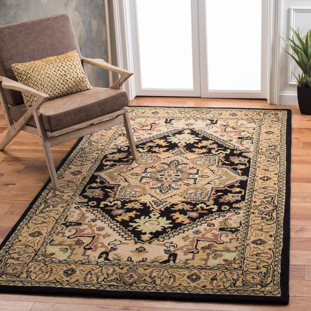 Exquisite Heritage Hand - Tufted Luxury Wool Pile Area Rug for Elegant Home Decor with Abundant Textures and Stylish Appeal