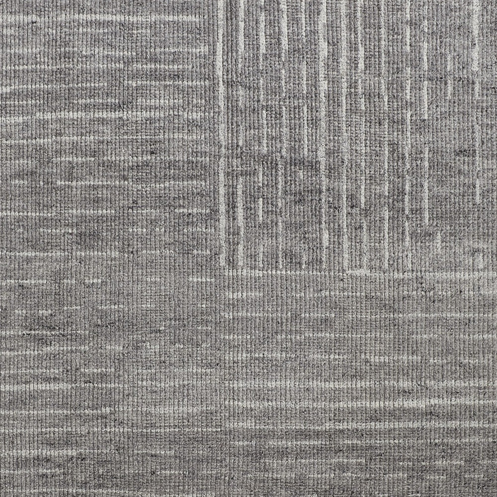 Exquisite Hand-Knotted Wool Area Rug with Elegant Ivory and Gray Checkered Design for Cozy and Stain-Resistant Living Spaces