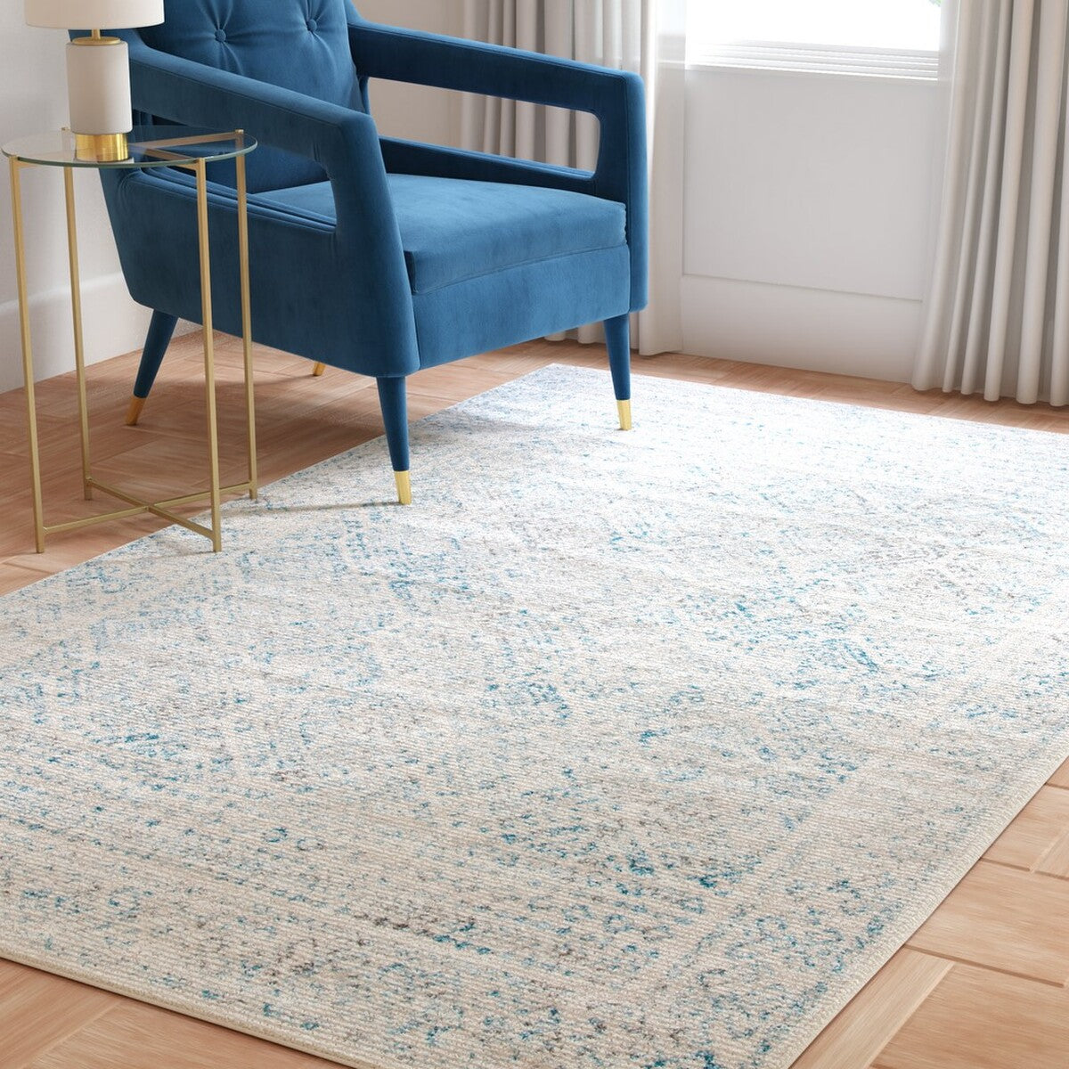 Stylish Transitional Power Loomed Area Rug - 60% Polypropylene, 40% Jute from Turkey