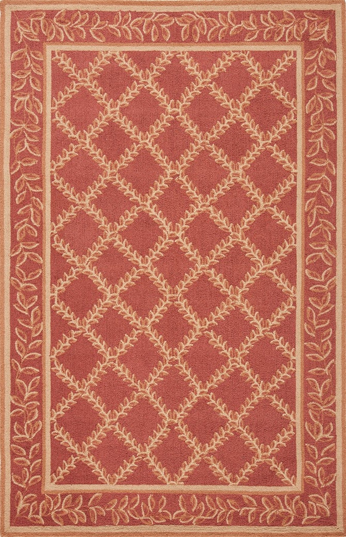 Luxurious Hand-Hooked Wool Pile Area Rug - Exquisite Artisan Craftsmanship for Sophisticated Home Decor