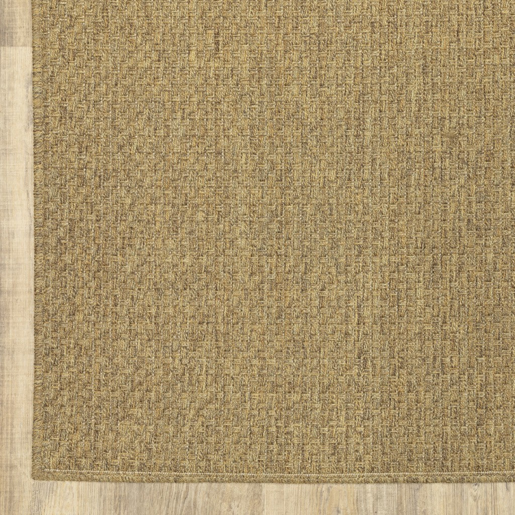 Stylish Tan 8x11 Outdoor Area Rug for Elegant Indoor & Outdoor Spaces