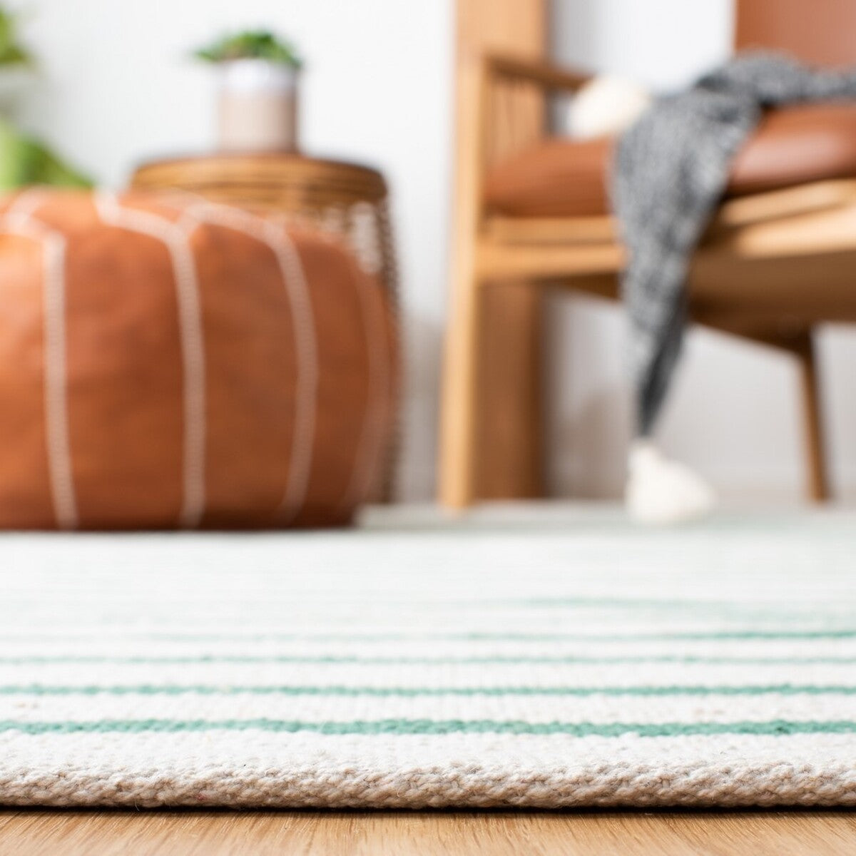 Exquisite Montauk Handmade Woven Cotton Floor Rug with Elegant Design and Soft Texture, Ideal for All Kinds of Home Decor Styles