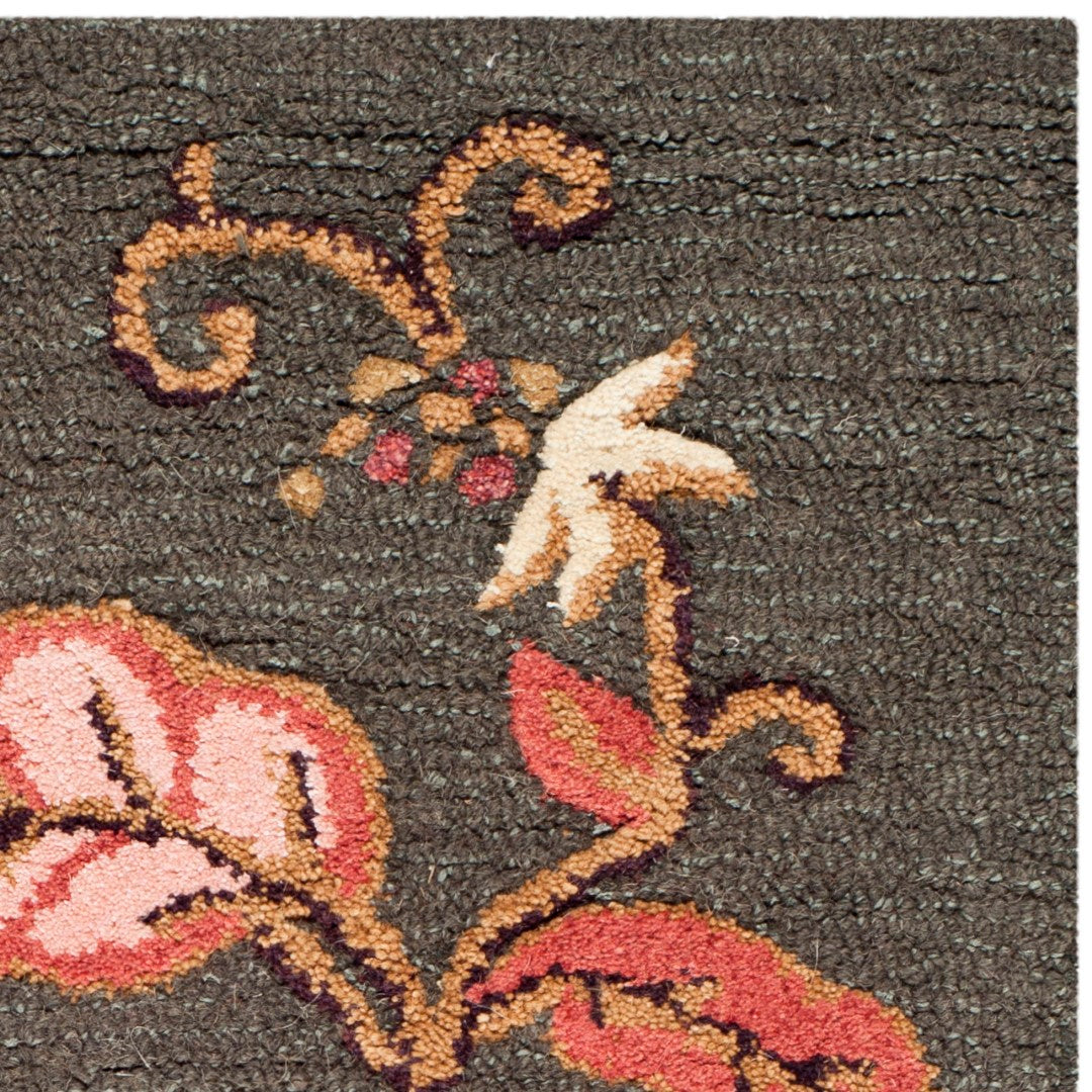 Luxurious Hand-Tufted Autumn Woods Rug - 70% Wool Blend, Indian Home Decor, 14mm Pile