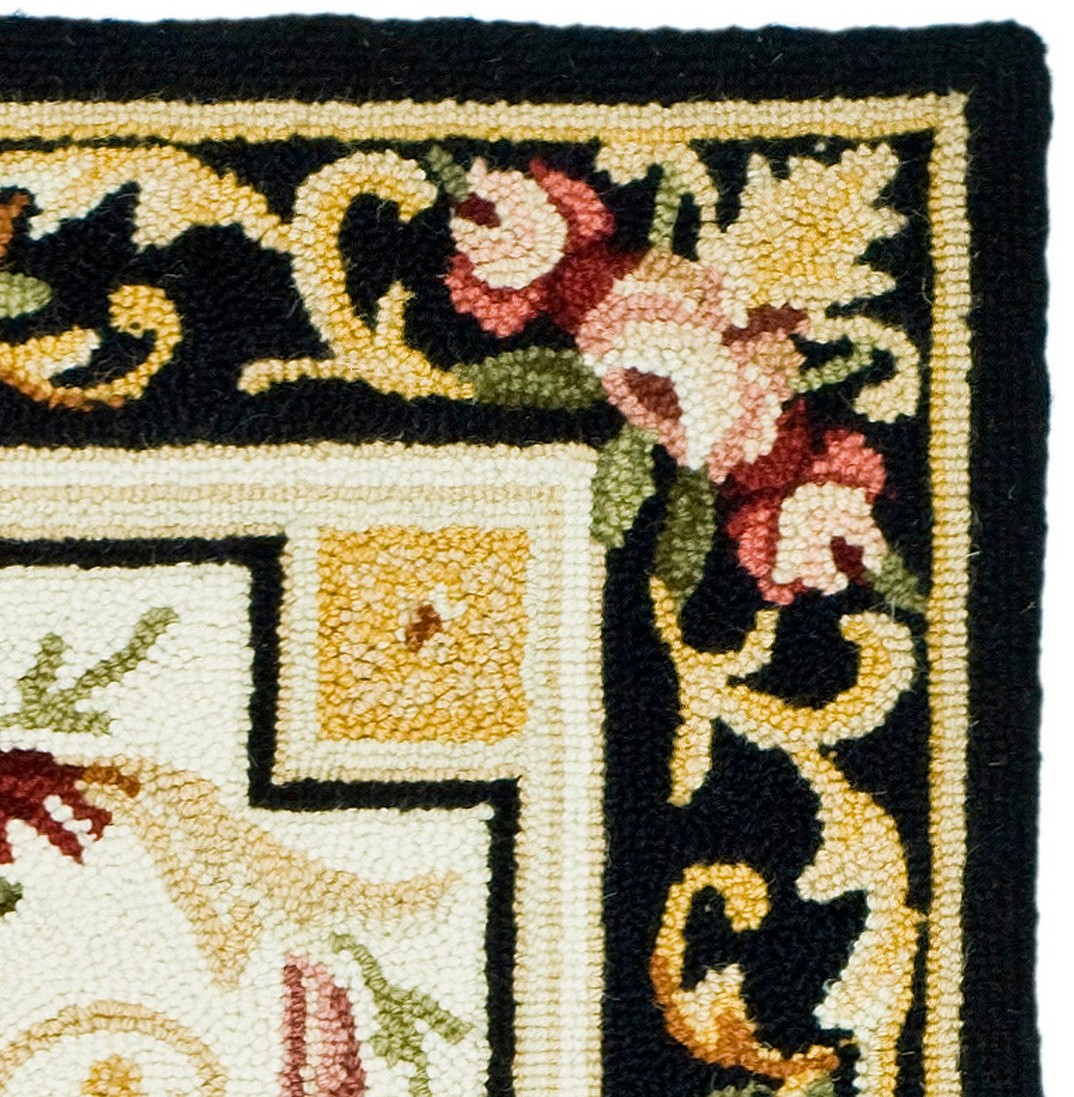 Luxurious Hand-Hooked Chelsea Rug: Pure Virgin Wool with Classic American & European Designs