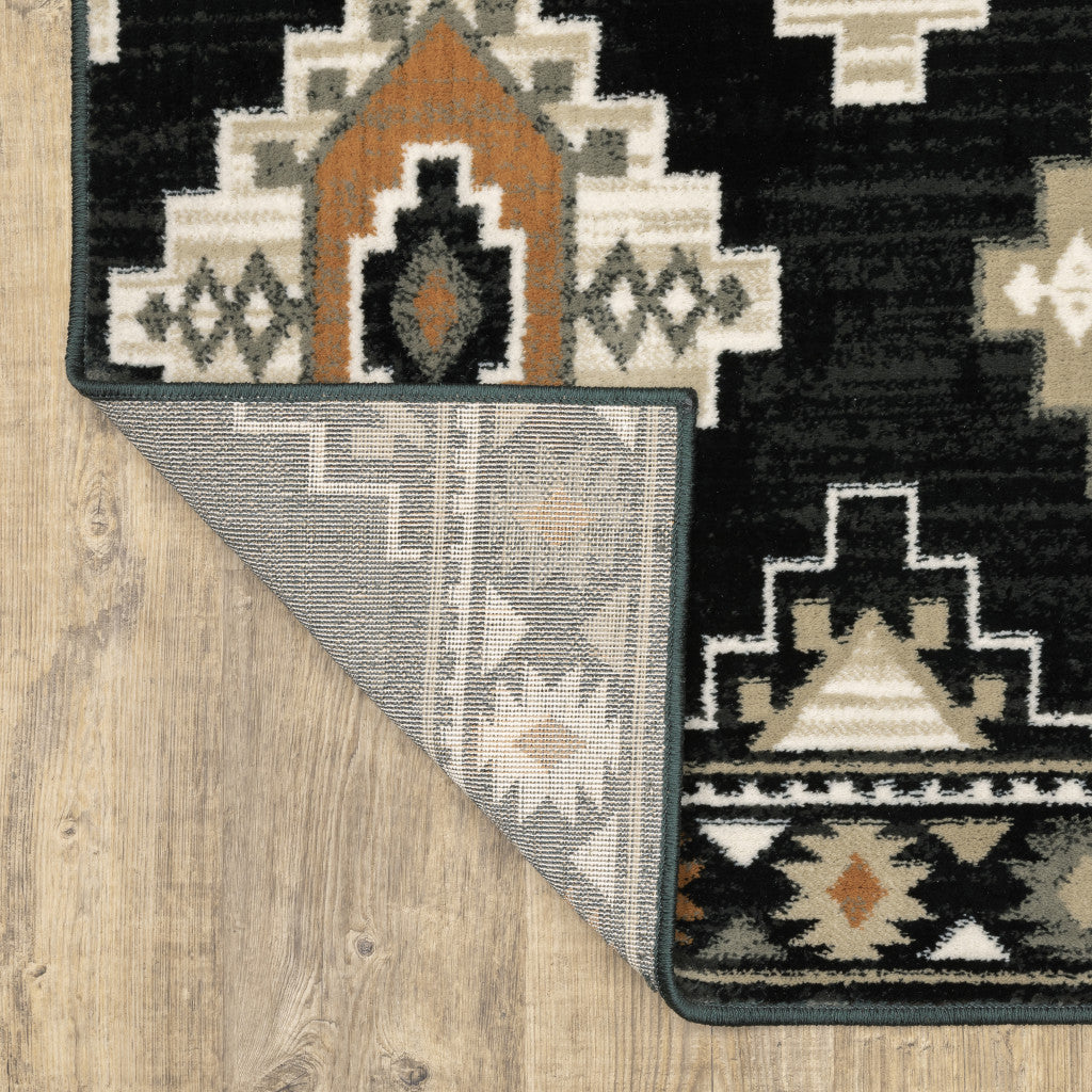 Southwestern Style Power Loom Runner Area Rug - Stain Resistant with Stylish Design for Various Home Spaces