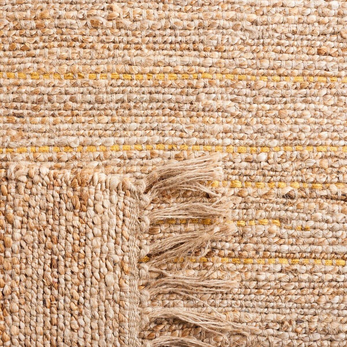 Stylish Contemporary 121 Natural Jute Hand-Woven Rug for Elegant Home Decor