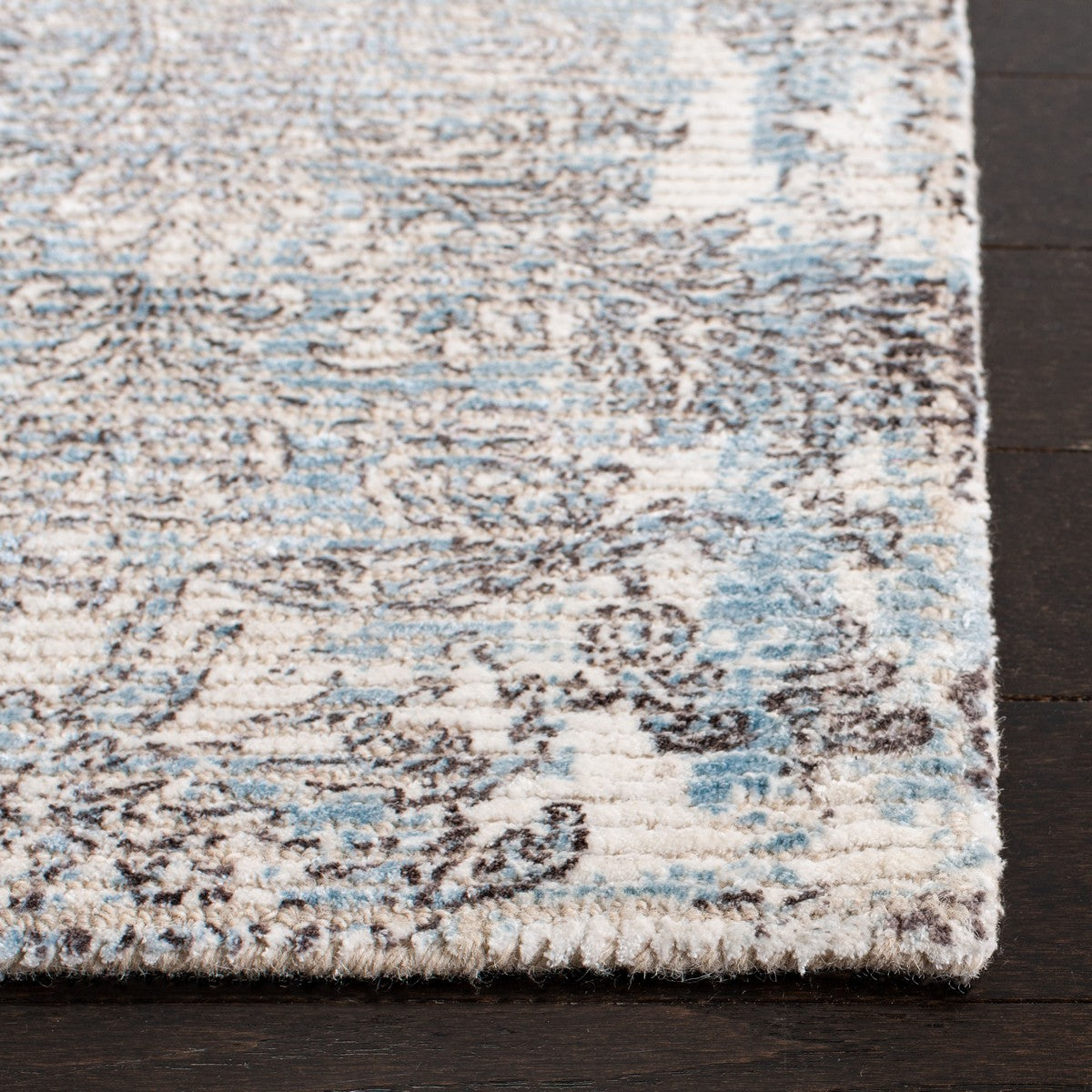 Mirage Luxury Contemporary Hand-Woven Floor Rug Crafted from 45% Wool and 55% Viscose for Elegant Living Spaces