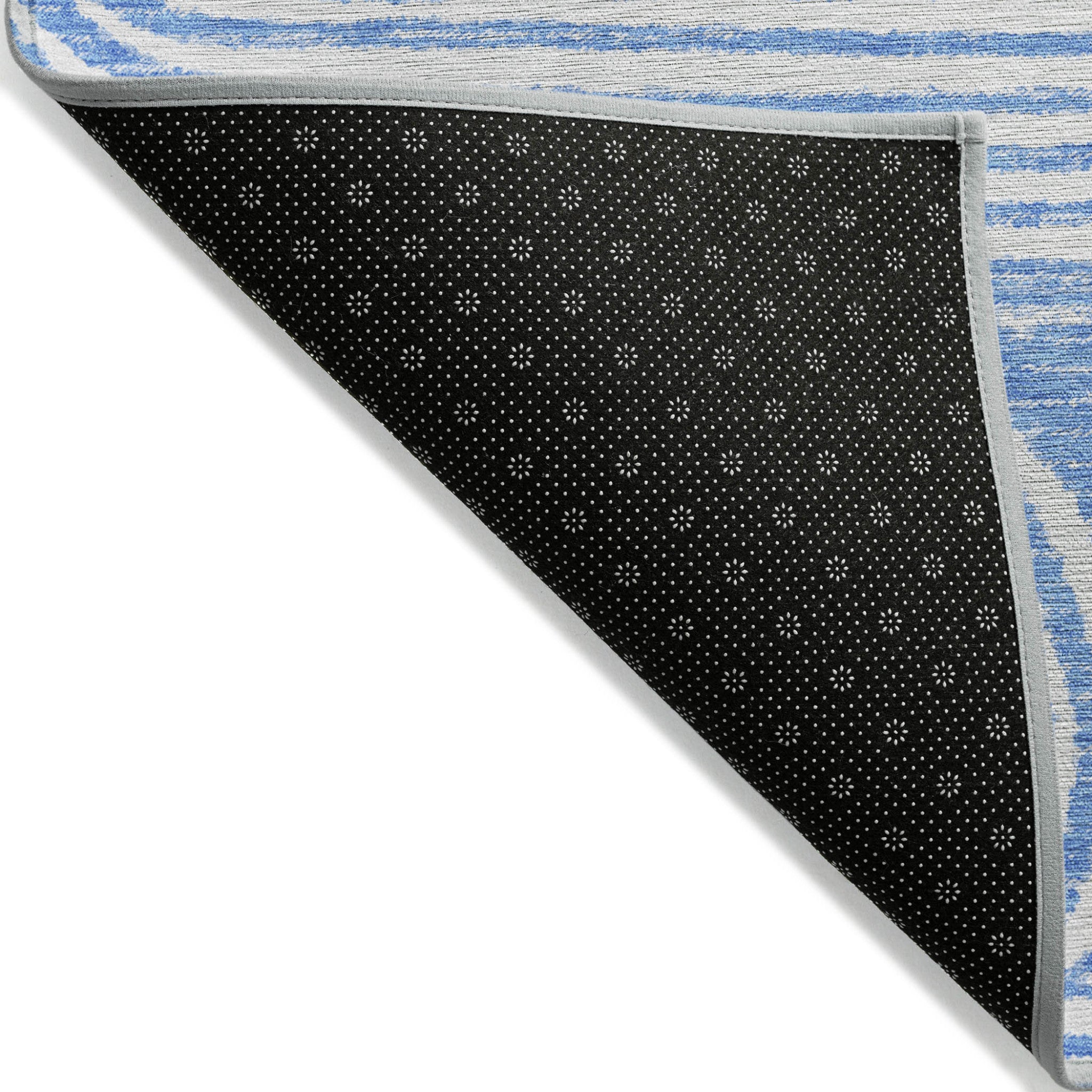 Modern Washable, Stain-Resistant & Non-Skid Abstract Indoor-Outdoor Runner Rug