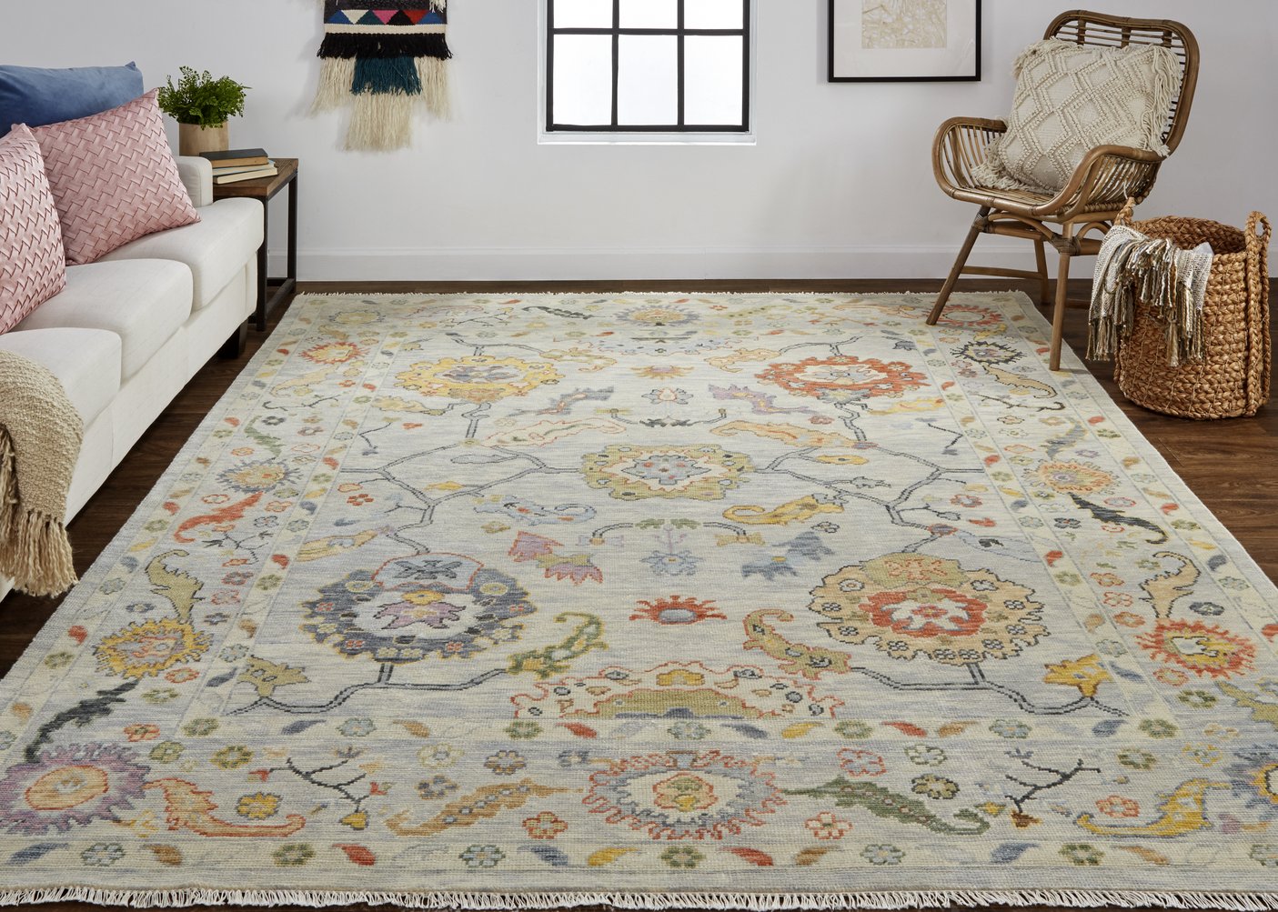 Karina Handmade Wool Rug: Timeless Design with Modern Practicality for Fine Decor