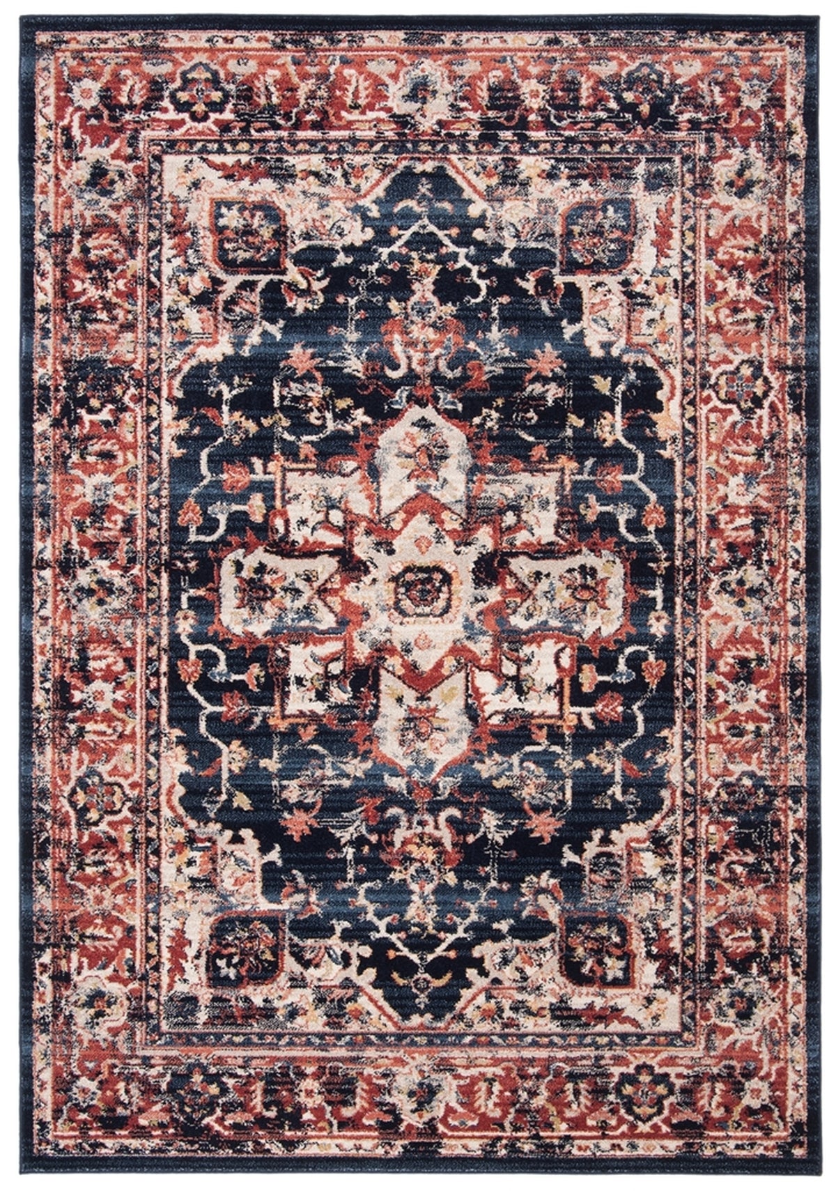 Charleston Power Loomed Area Rug - Stylish and Elegant Rectangular Floor Covering Made of Durable Polypropylene Fiber