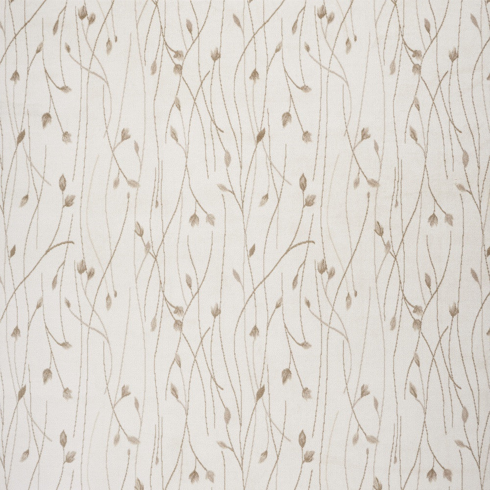 Stylish and Elegant 8-Foot by 10-Foot Beige and Ivory Floral Power Loom Area Rug for Upgrading Your Home Decor
