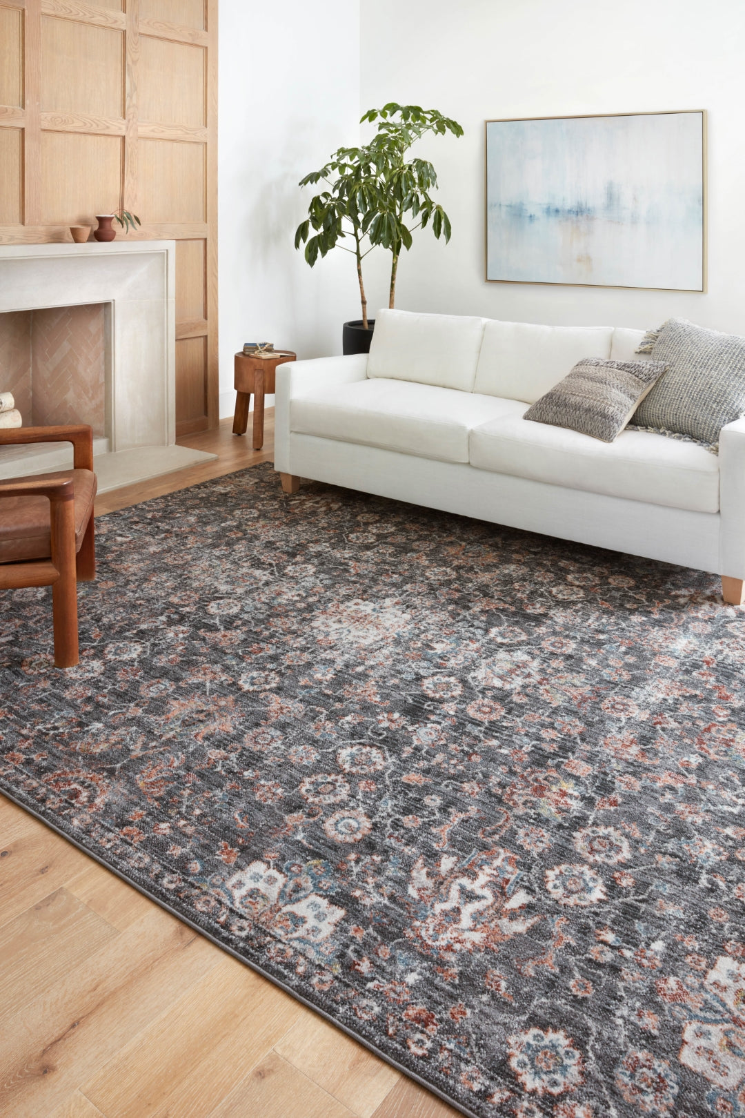 Cassandra 100% Polypropylene Power Loomed Traditional Floor Rug - Soft, Long - lasting, Vintage - like Design