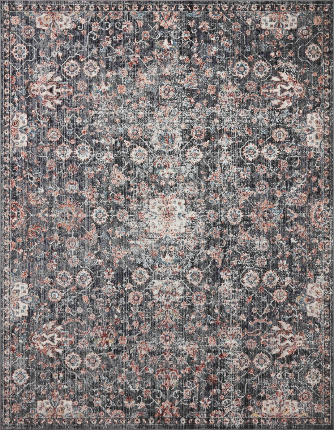 Cassandra 100% Polypropylene Power Loomed Traditional Floor Rug - Soft, Long - lasting, Vintage - like Design