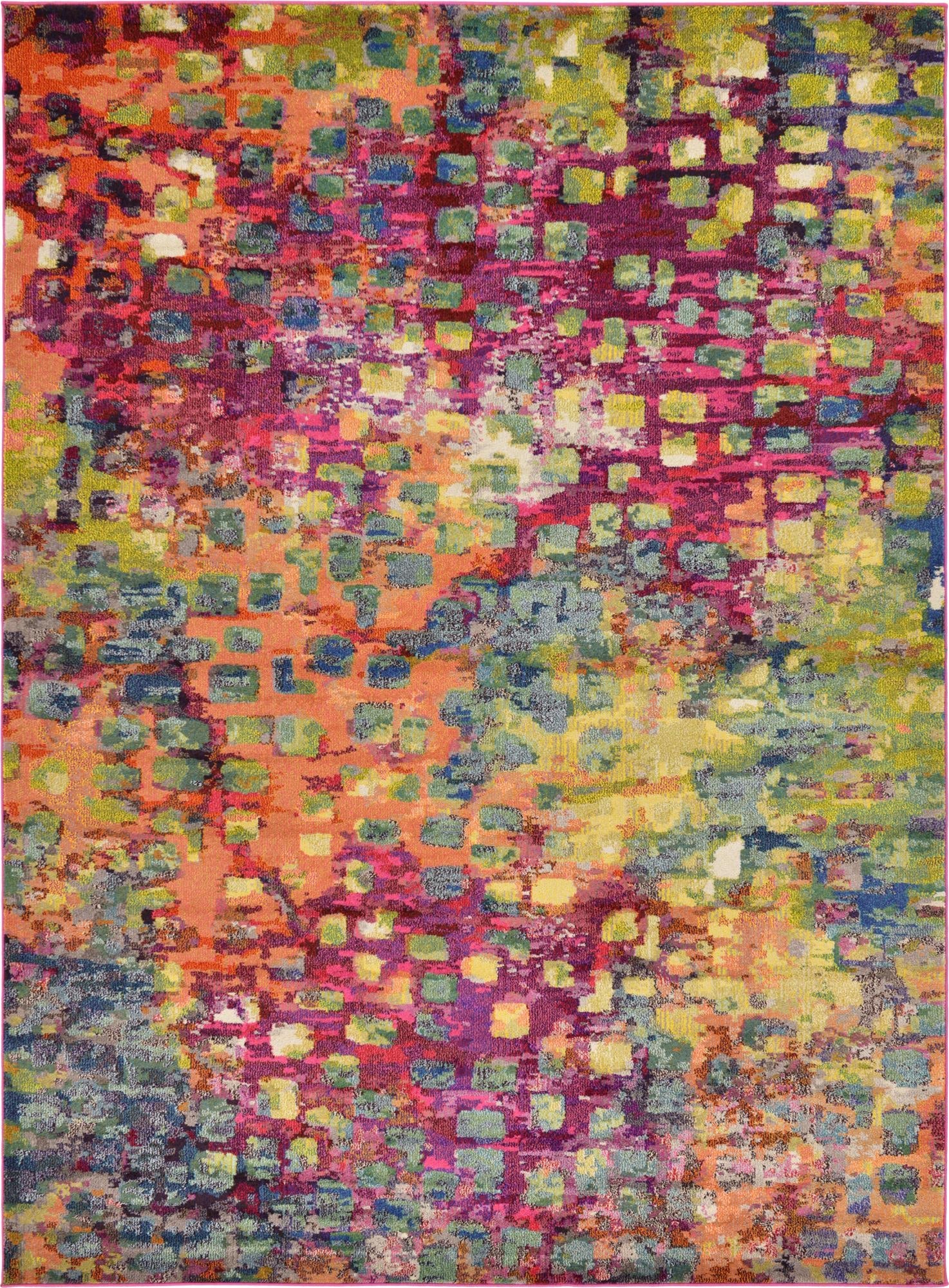 Exquisite Jardin Abstract Area Rug - Long - lasting, Stain - proof, and Highly Adaptable for Contemporary Home Decor Perfection