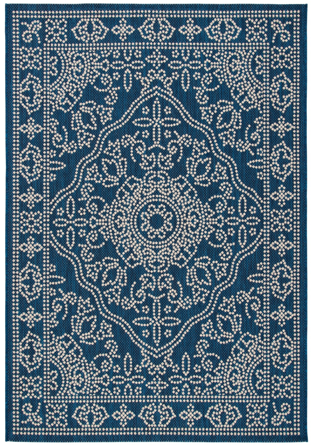 Stylish and Durable Courtyard Power Loomed Polypropylene Indoor and Outdoor Area Rug Suitable for All Spaces