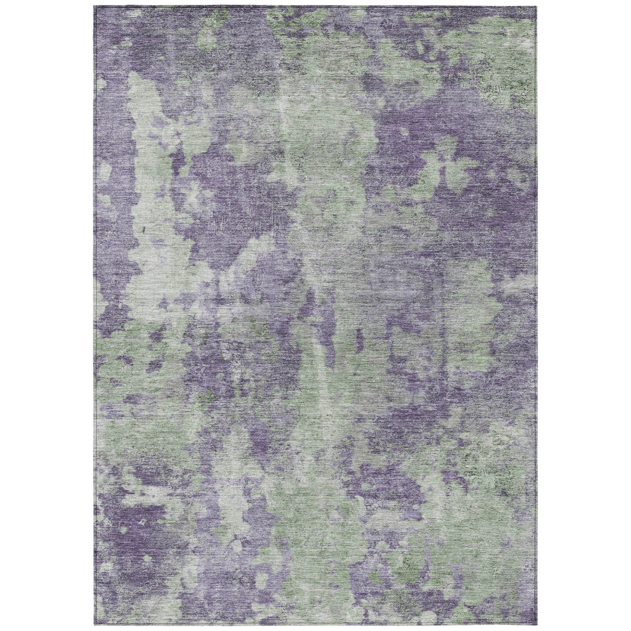 Stylish and Contemporary Abstract Washable Runner Rug for Both Indoor and Outdoor Use, Stain-Resistant and Non-Skid