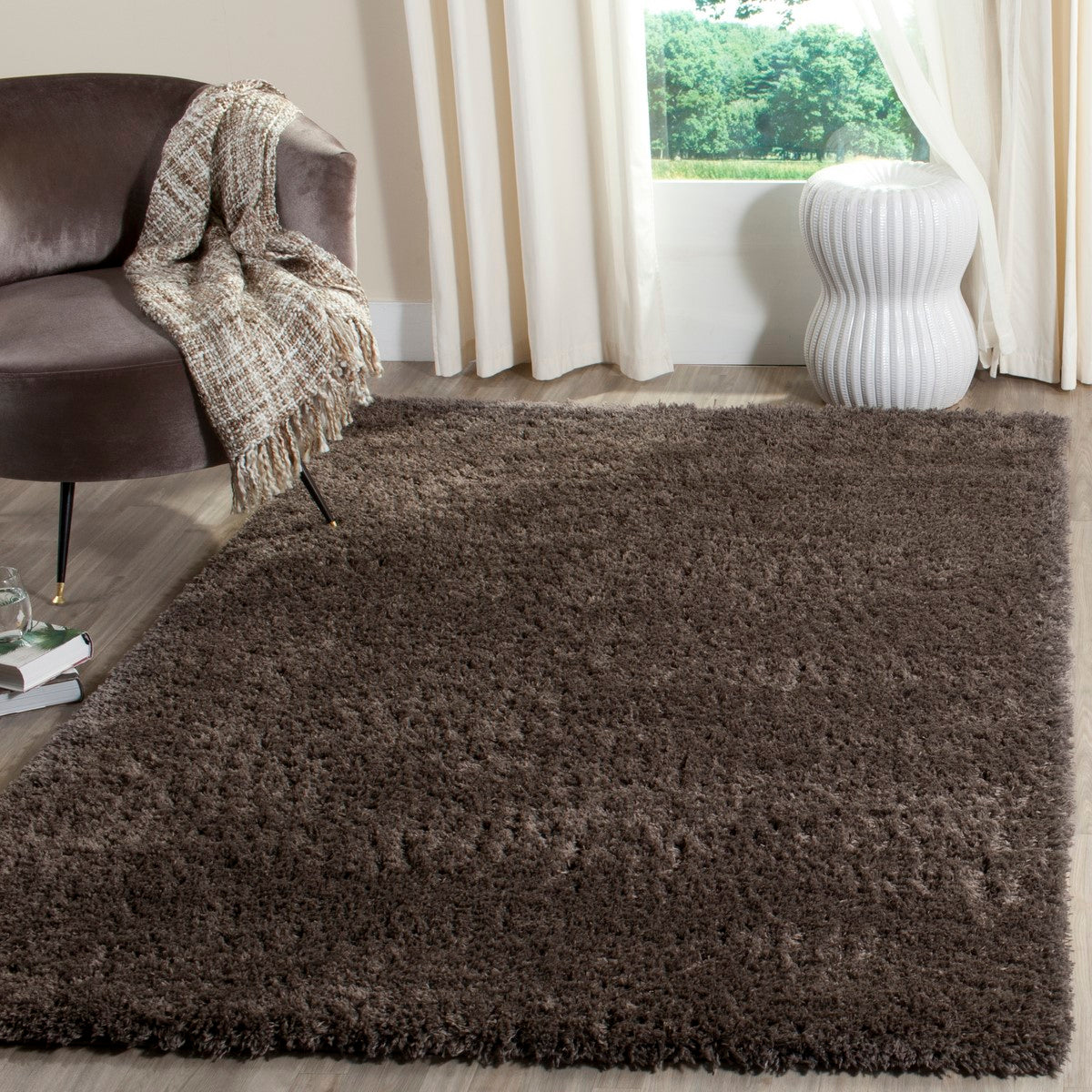 Indie Power Loomed Polyester Rug - 2-Inch Pile for Cozy Style in Any Room
