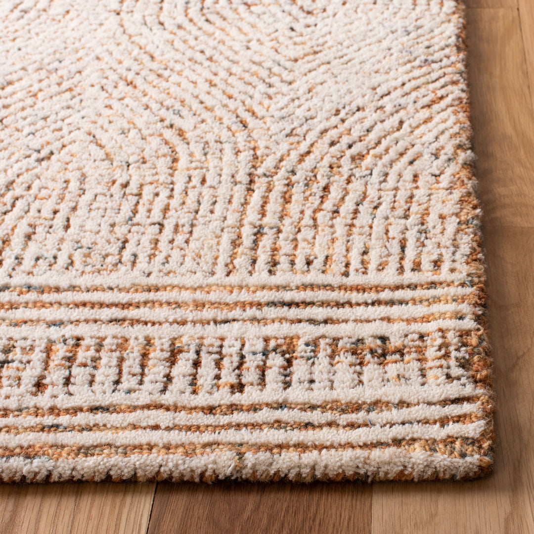 Luxurious 100% Wool Tufted Bohemian Abstract 340 Rug for Home Décor Upgrade