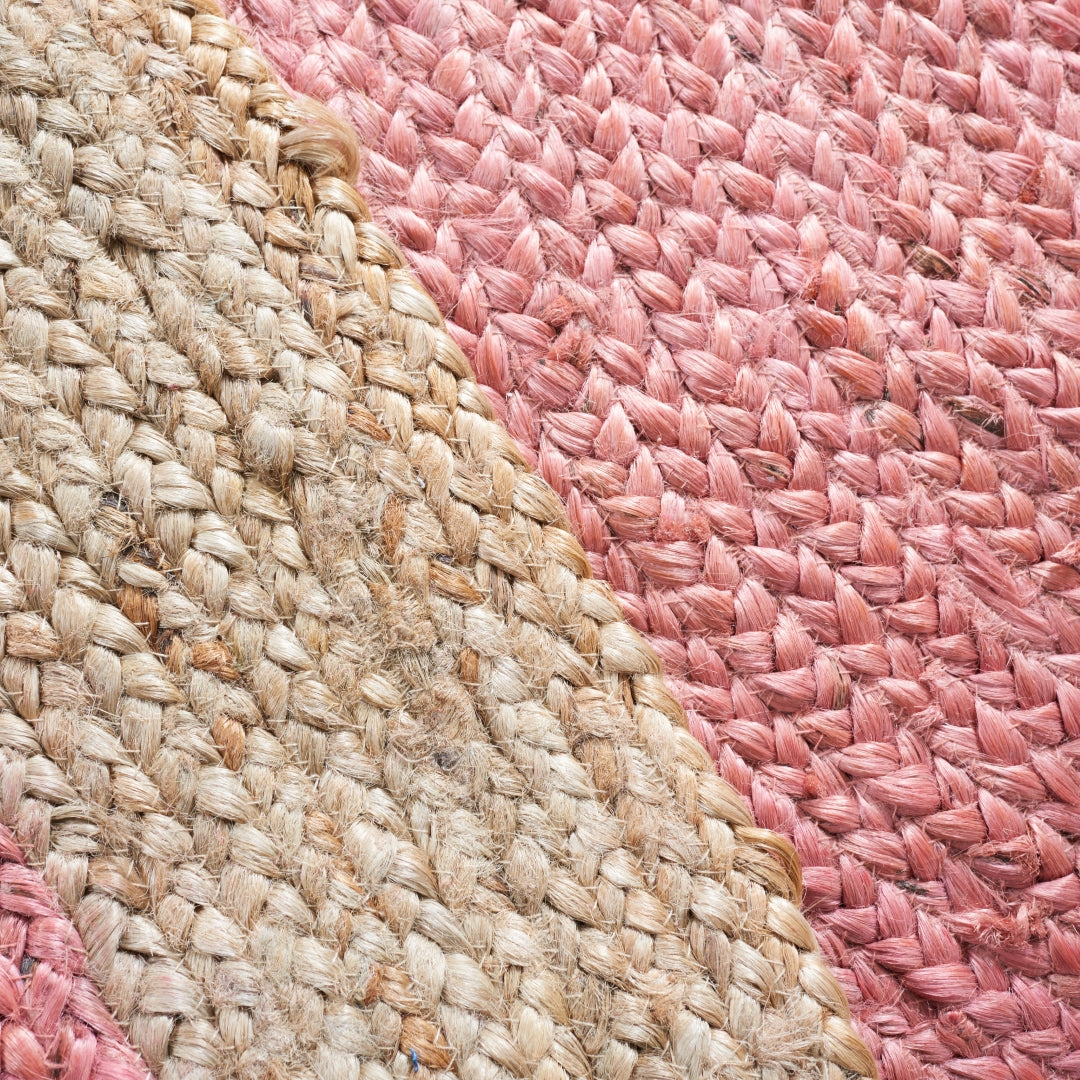 Eco-Friendly, Durable Hand-Woven 801 Natural Jute Pile Rug for Elegant Home Decor