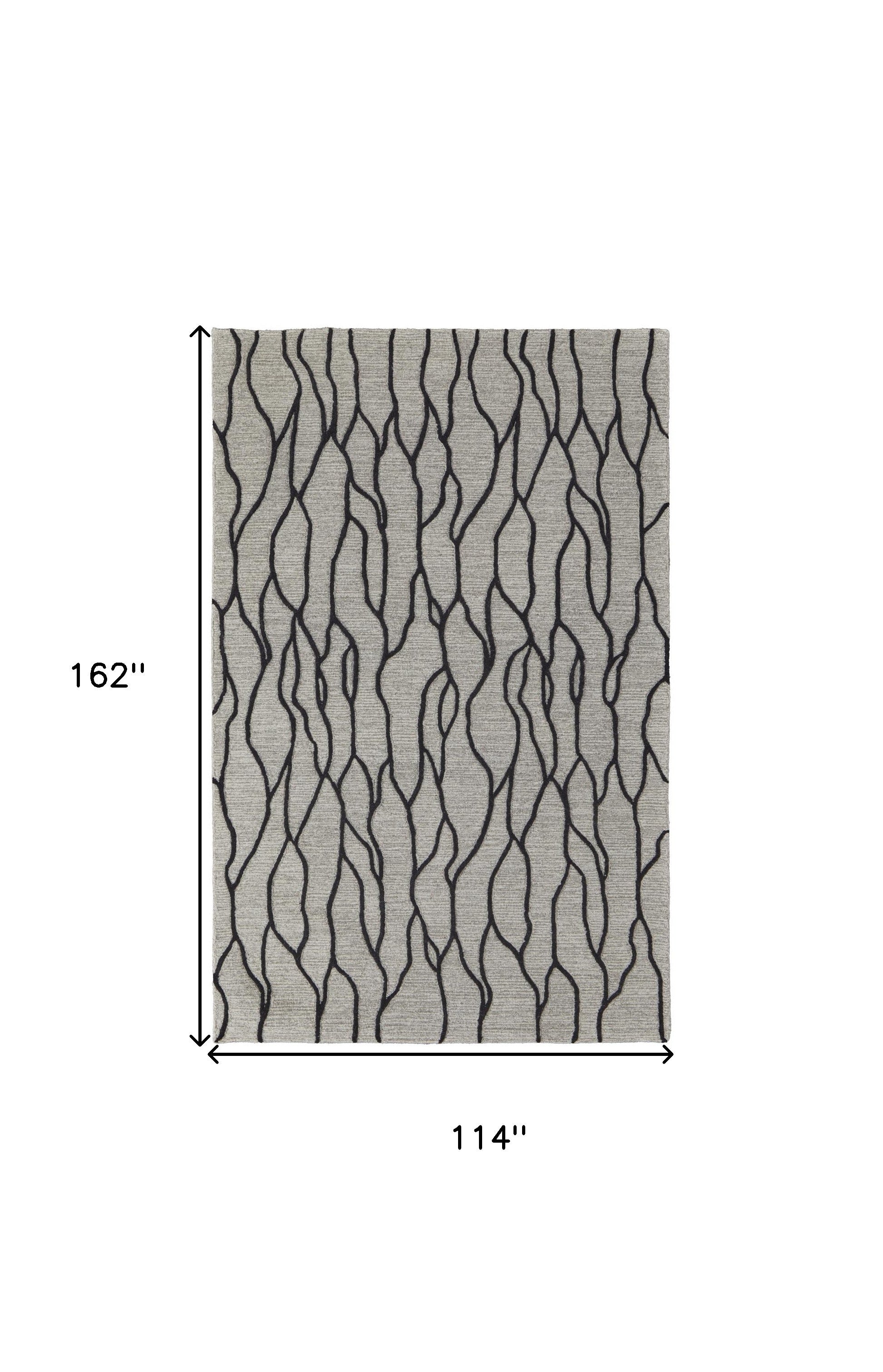 Exquisite Handmade Abstract Wool Area Runner Rug - Stain-Resistant, Fashionable Design for Family Homes with Kids and Pets