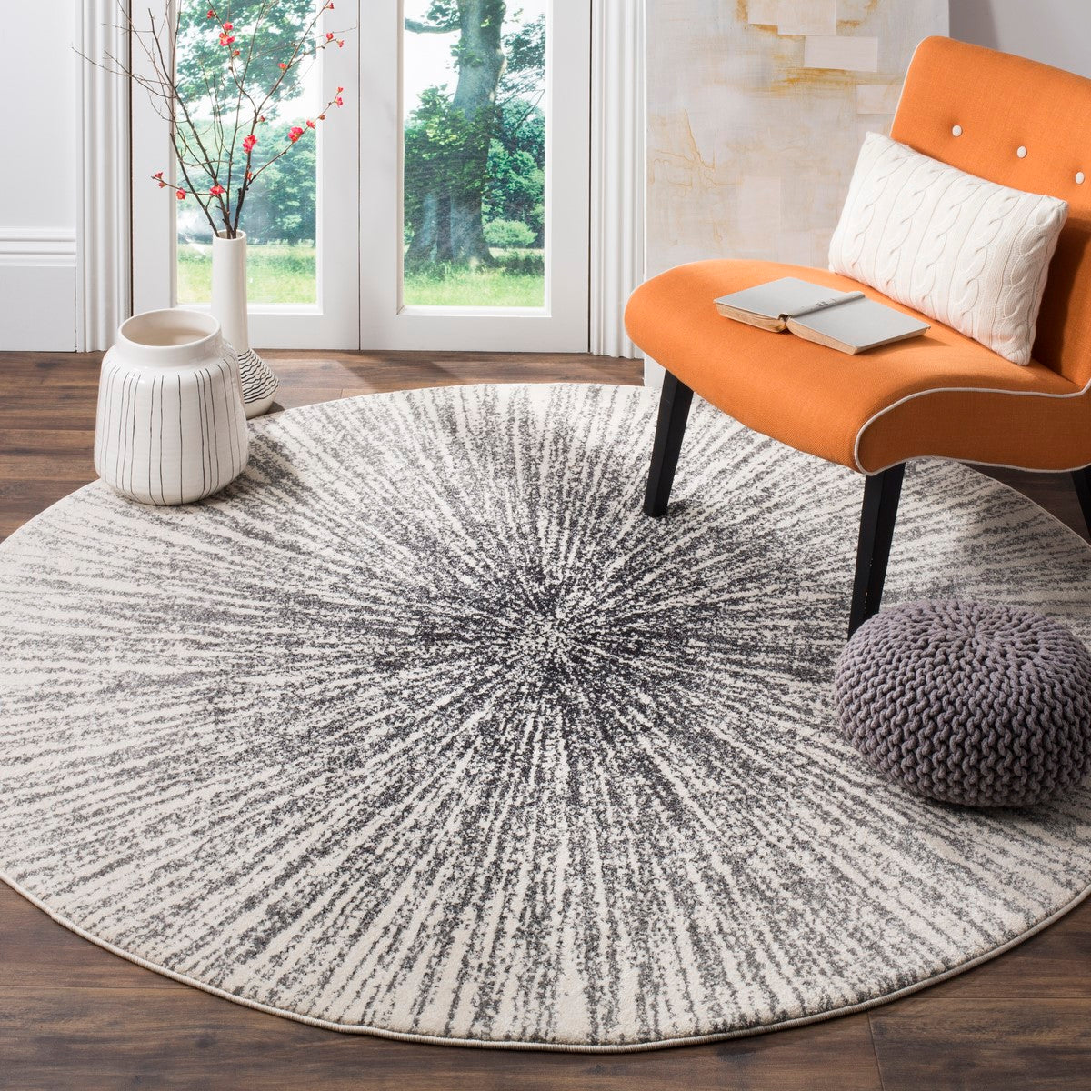 Safavieh Evoke Power Loomed Exquisite Frieze Rug - Contemporary Fashion Design, Sumptuously Soft, and Effortless to Maintain