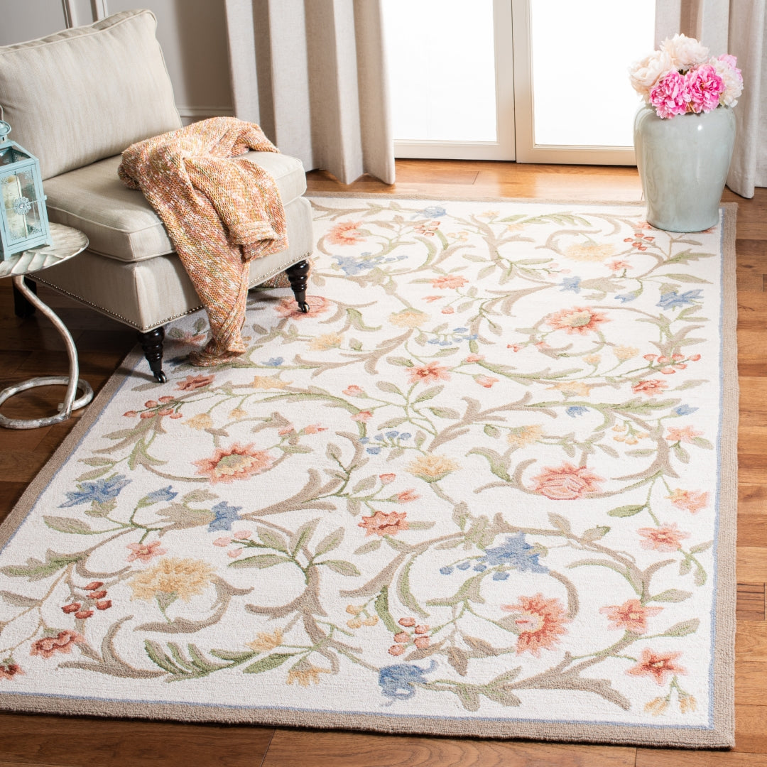 Exquisite Hand-Hooked Wool Pile Rug - Hk248 with Luxurious Texture and Enduring Design for Sophisticated Home Decor