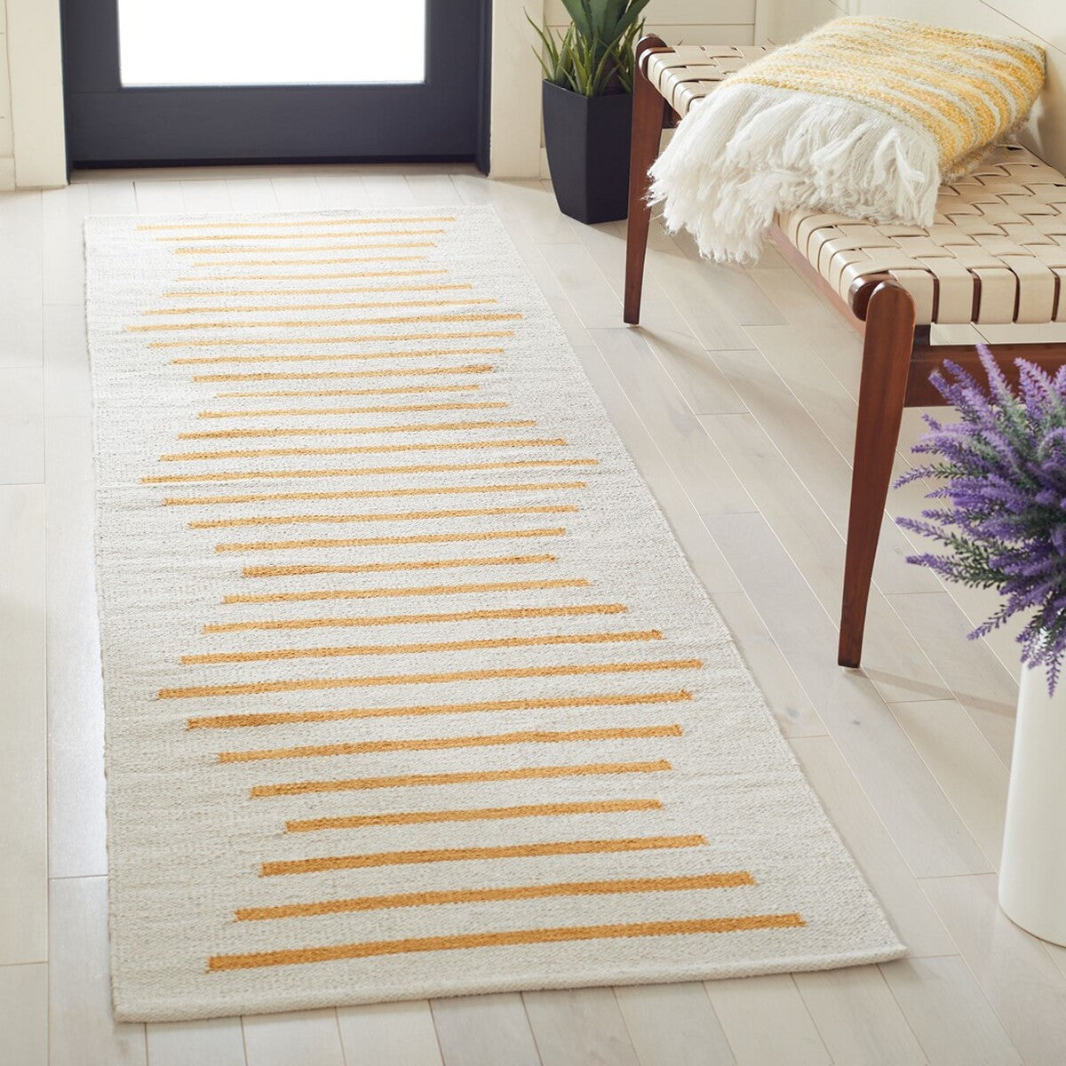 Exquisite Montauk Handmade Woven Cotton Floor Rug with Elegant Design and Soft Texture, Ideal for All Kinds of Home Decor Styles