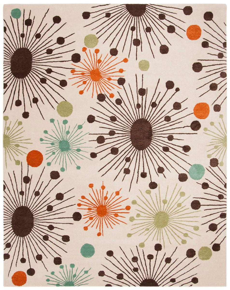 Elegant Transitional Soho Hand - Tufted Wool & Viscose Rug for Modern and Traditional Homes