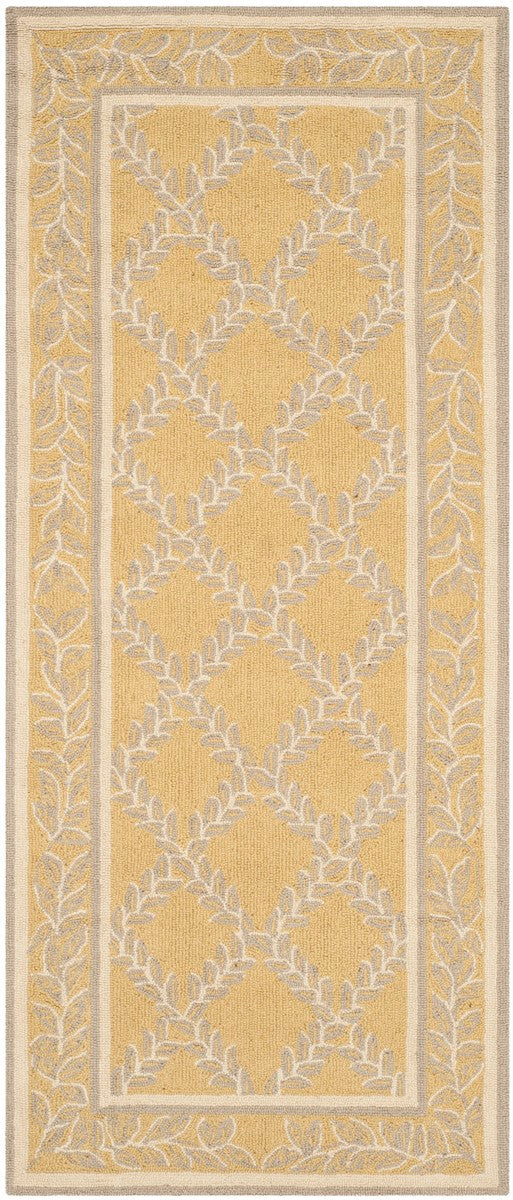 Exquisite Hand-Hooked Chelsea Rug: 100% Pure Wool Pile, Durable Cotton Backing, Timeless Designs
