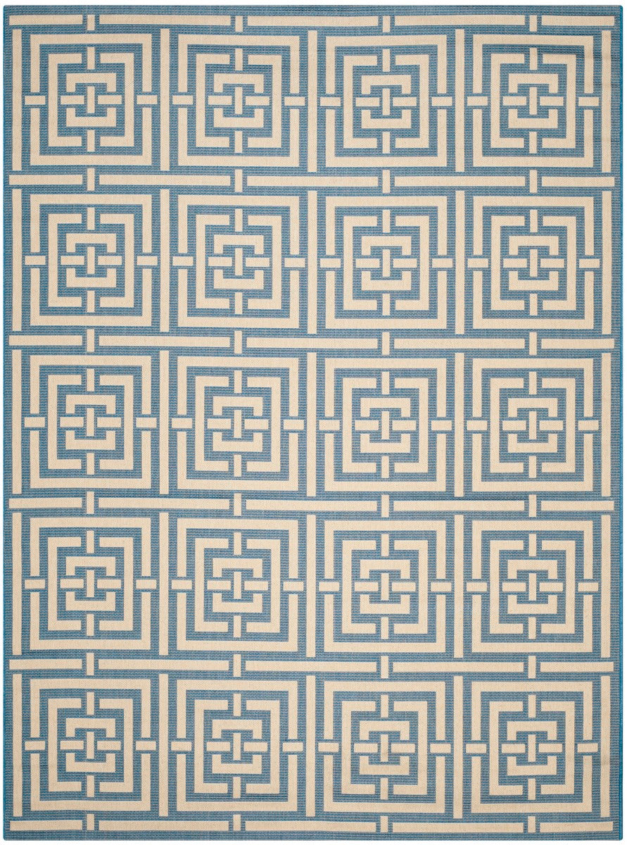 Exquisite Courtyard Indoor/Outdoor Geometric Pattern Rug - Soft, Durable and Weather-Resistant Floor Covering for Home Decor