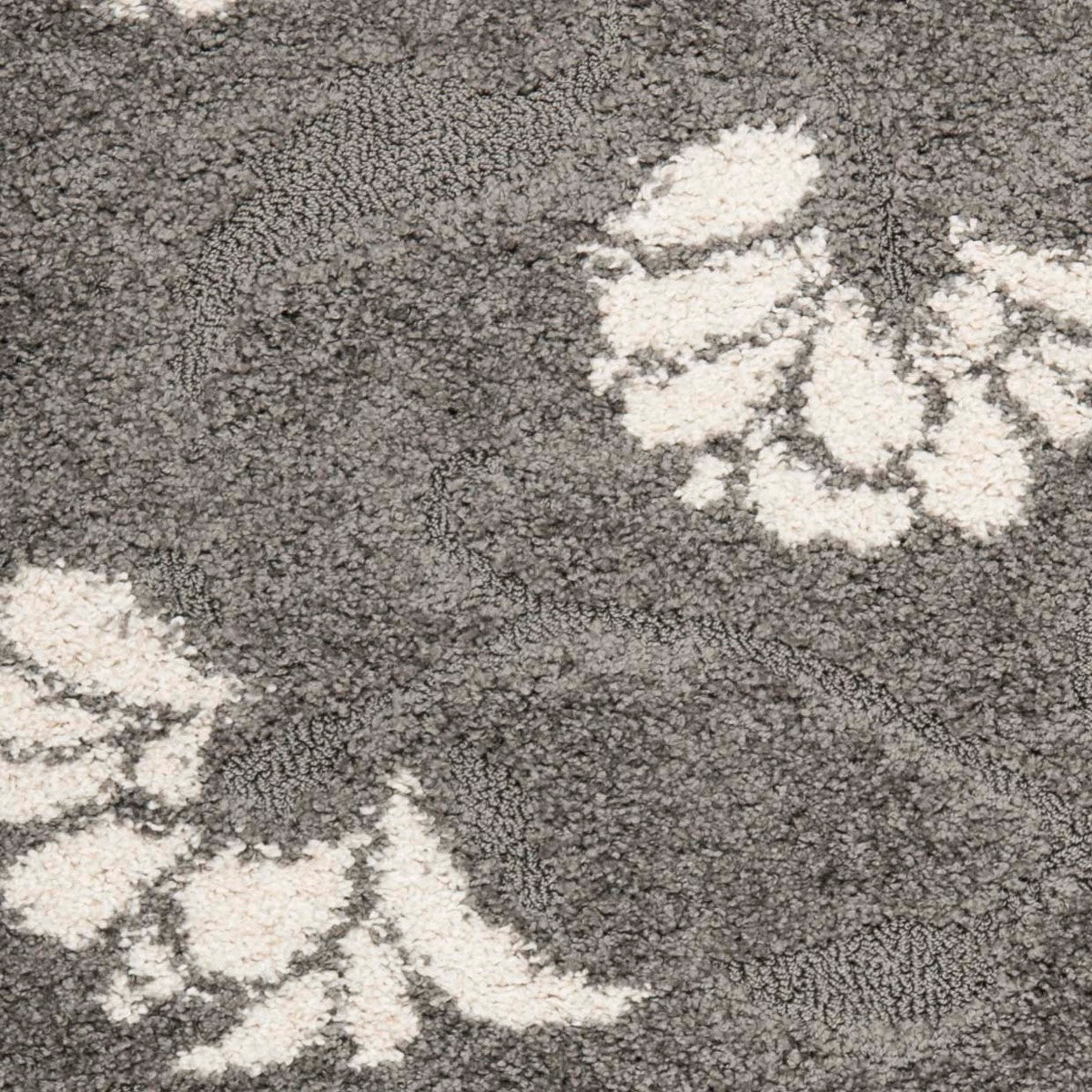 Safavieh Luxury Shag Power - Loomed Botanical Rug for Contemporary or Rustic Decor