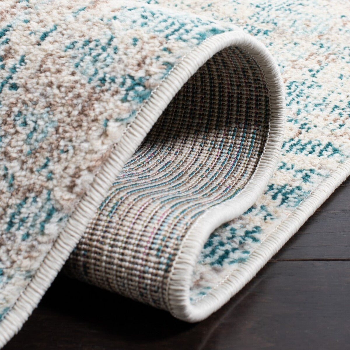 Stylish and Durable Madison Contemporary Flat - Woven Polypropylene Area Rug Imported from Turkey, Easy to Maintain