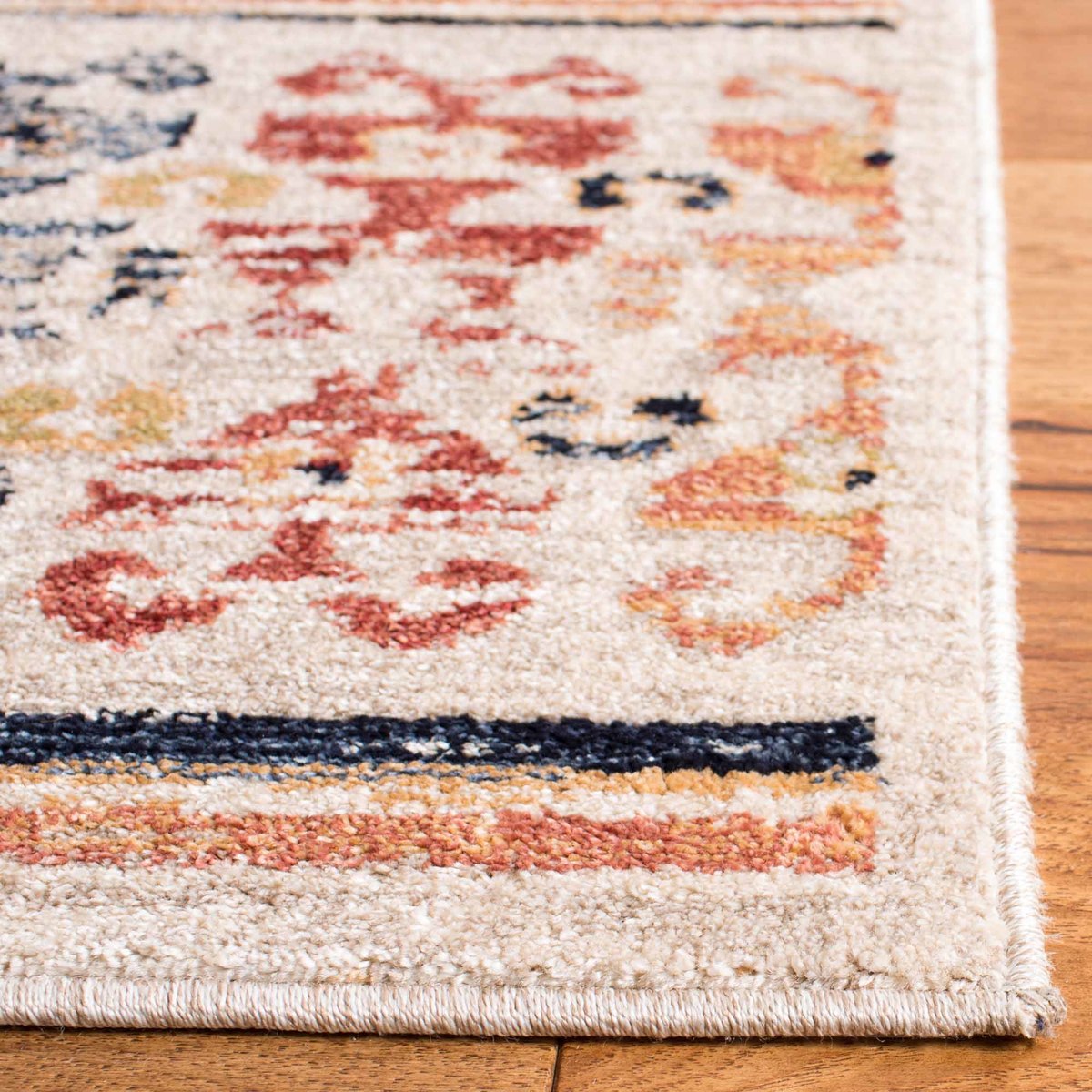 Charleston Power Loomed Rectangular Rug - 10mm Thick, Durable Polypropylene with Elegant Look