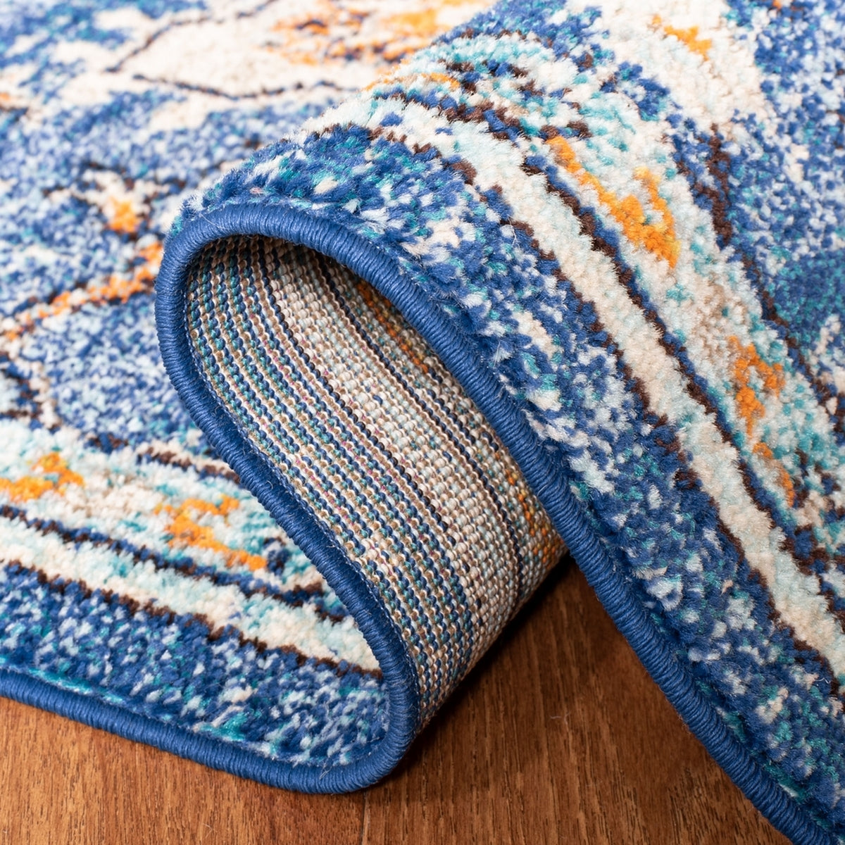 Elegant Rectangle Madison Power - Loomed Rug in Luxurious Turkish Polypropylene Fiber